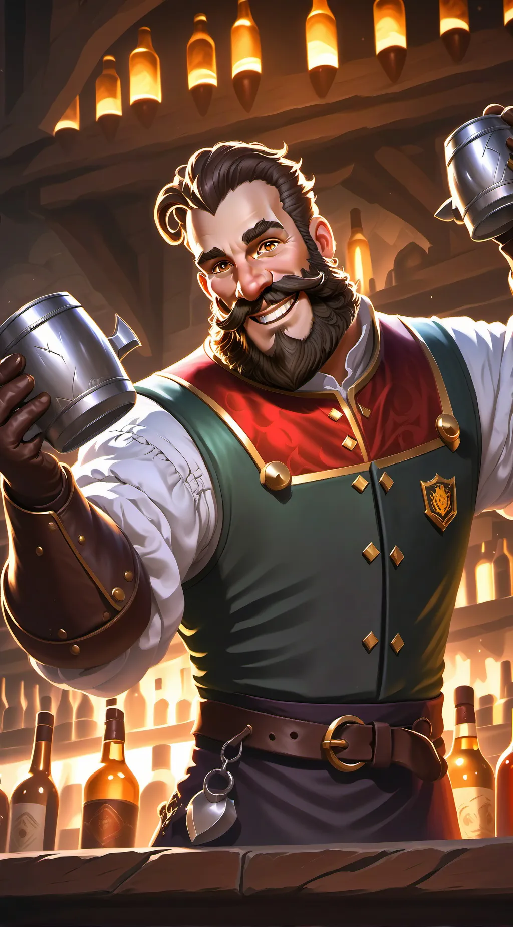 ai character: Ben Biermun background