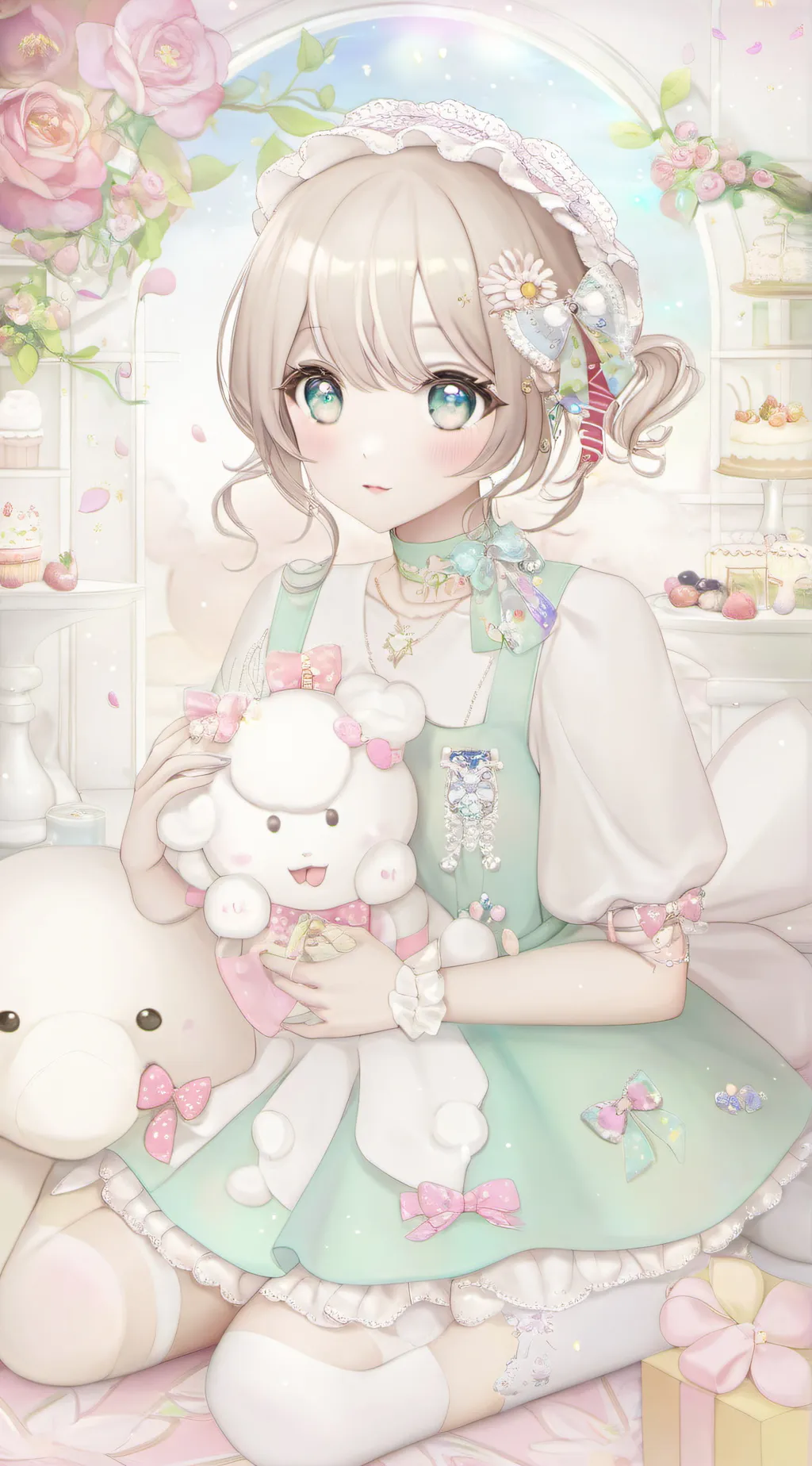 ai character: Kat ship eva background