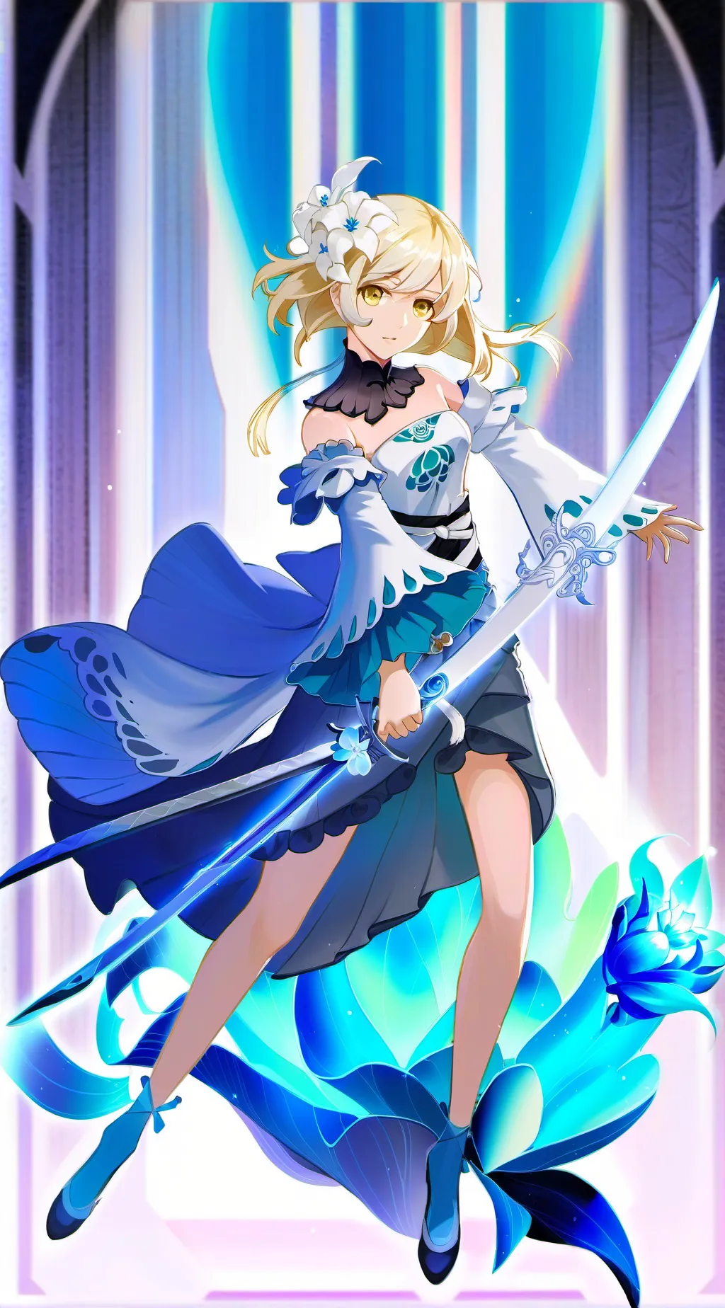 ai character: Stellar Lumine background