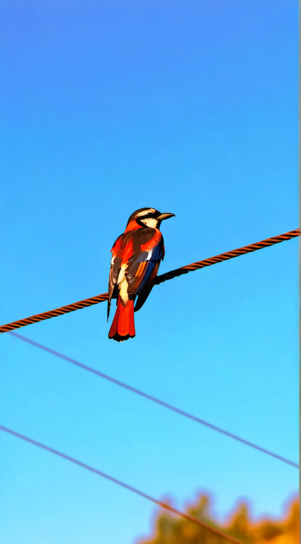 ai character: bird background