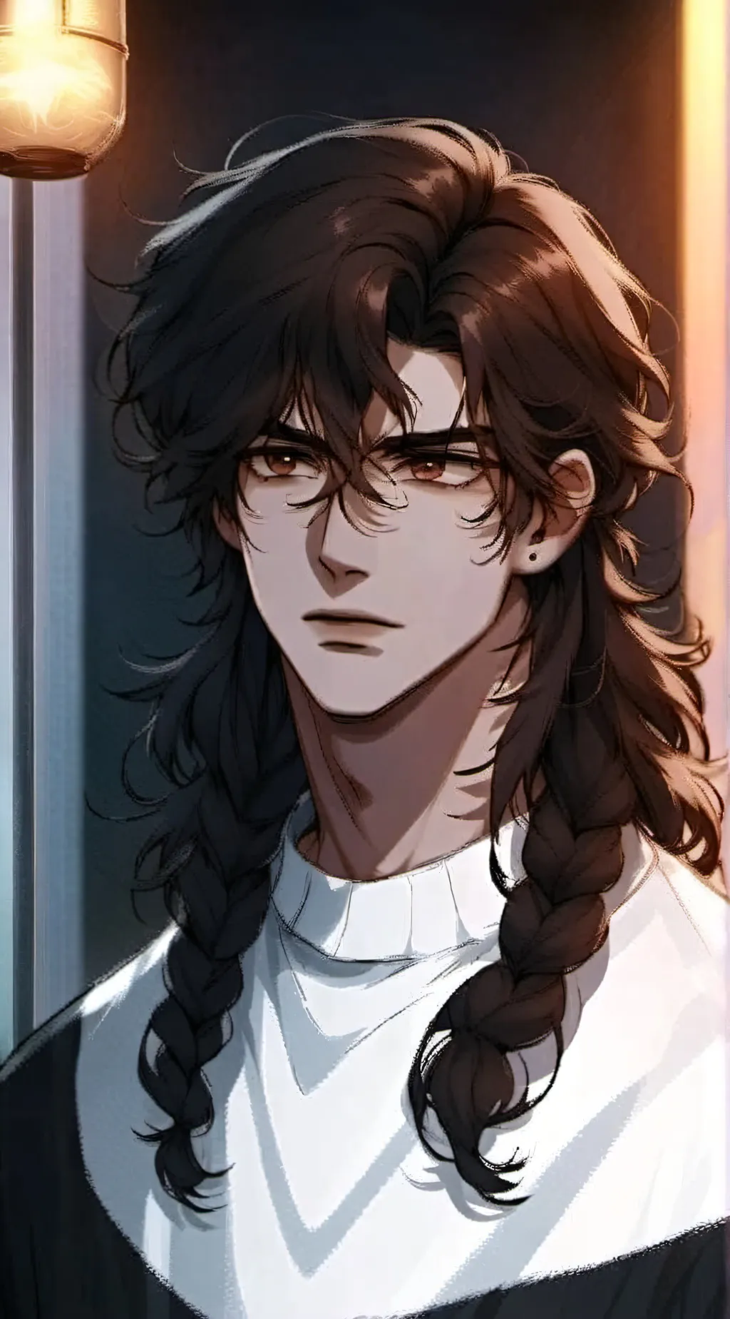 ai character: Bright background