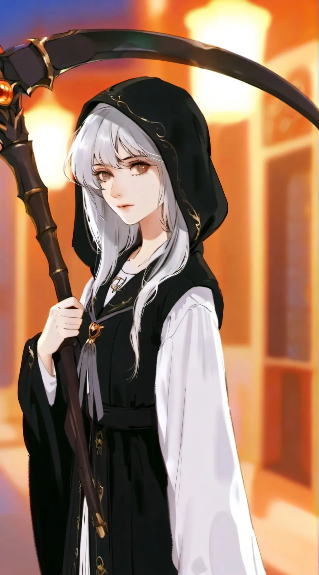 ai character: Lady Death background