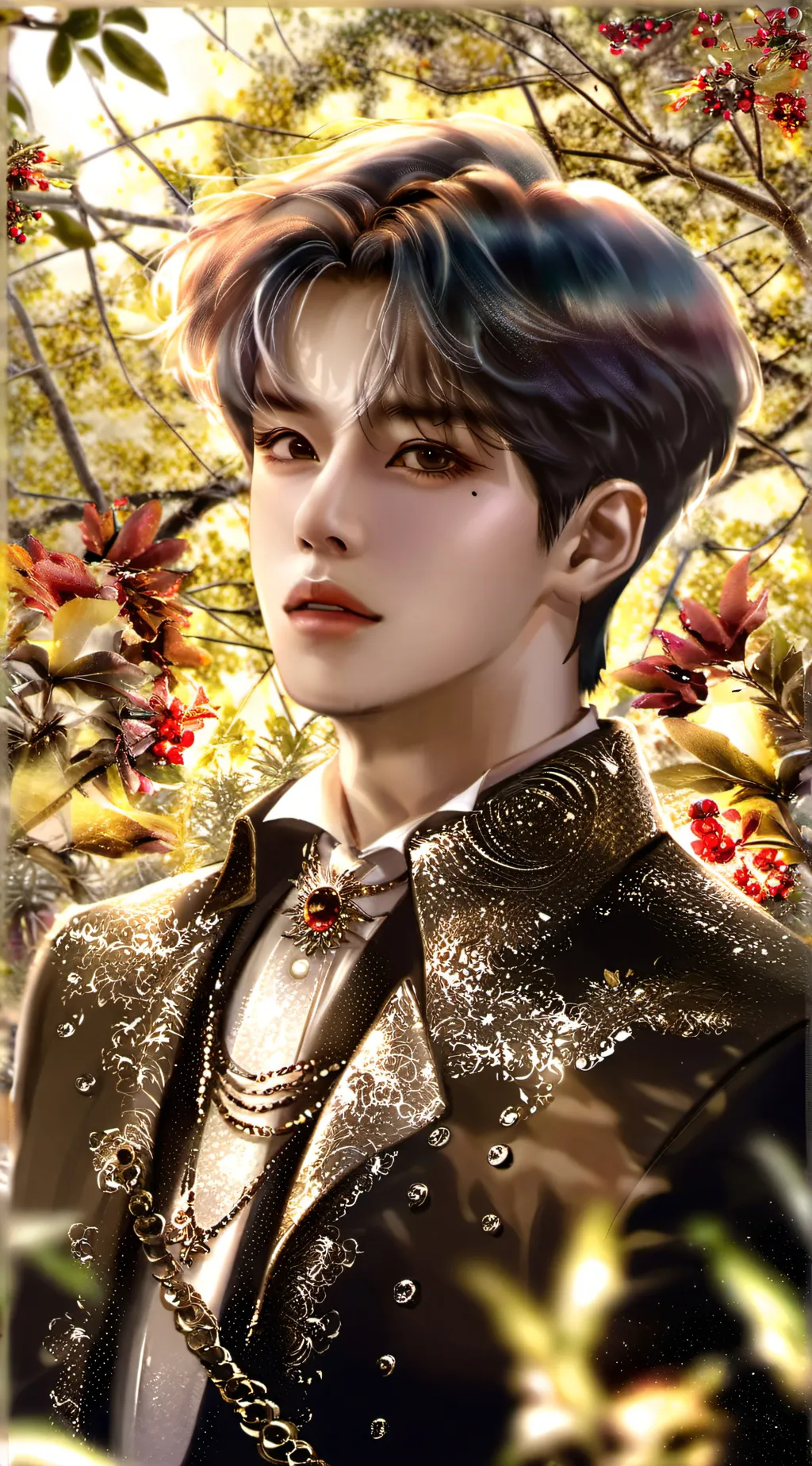 ai character: stary kids background