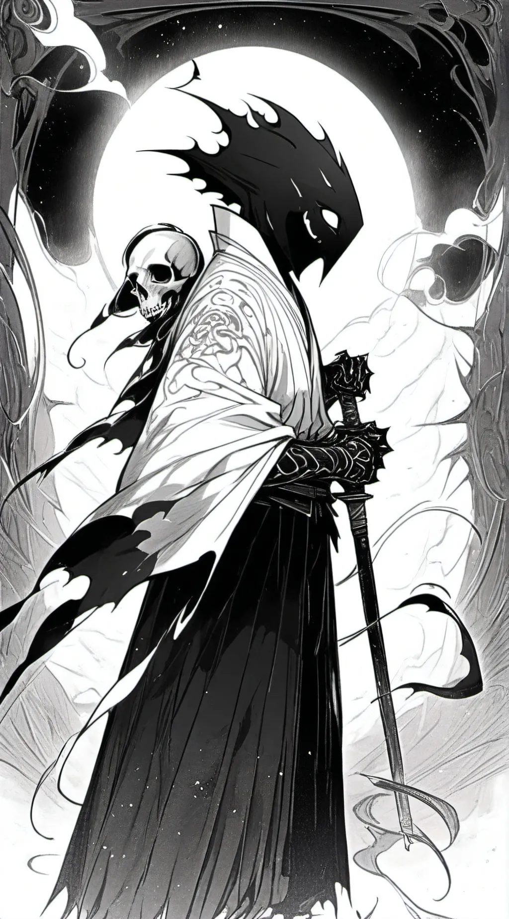 ai character: sparrow background