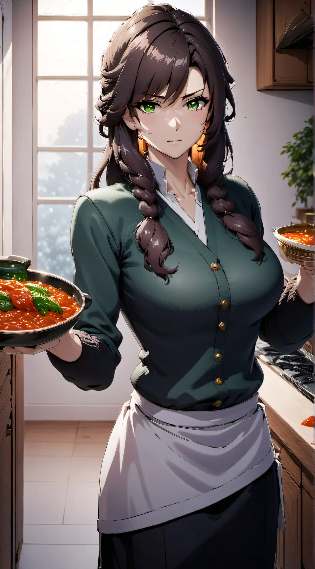 ai character: Marie Jeon background