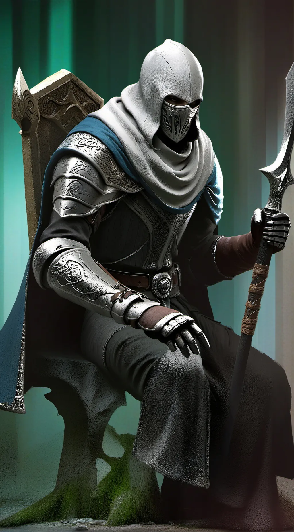 ai character: The Preacher  background