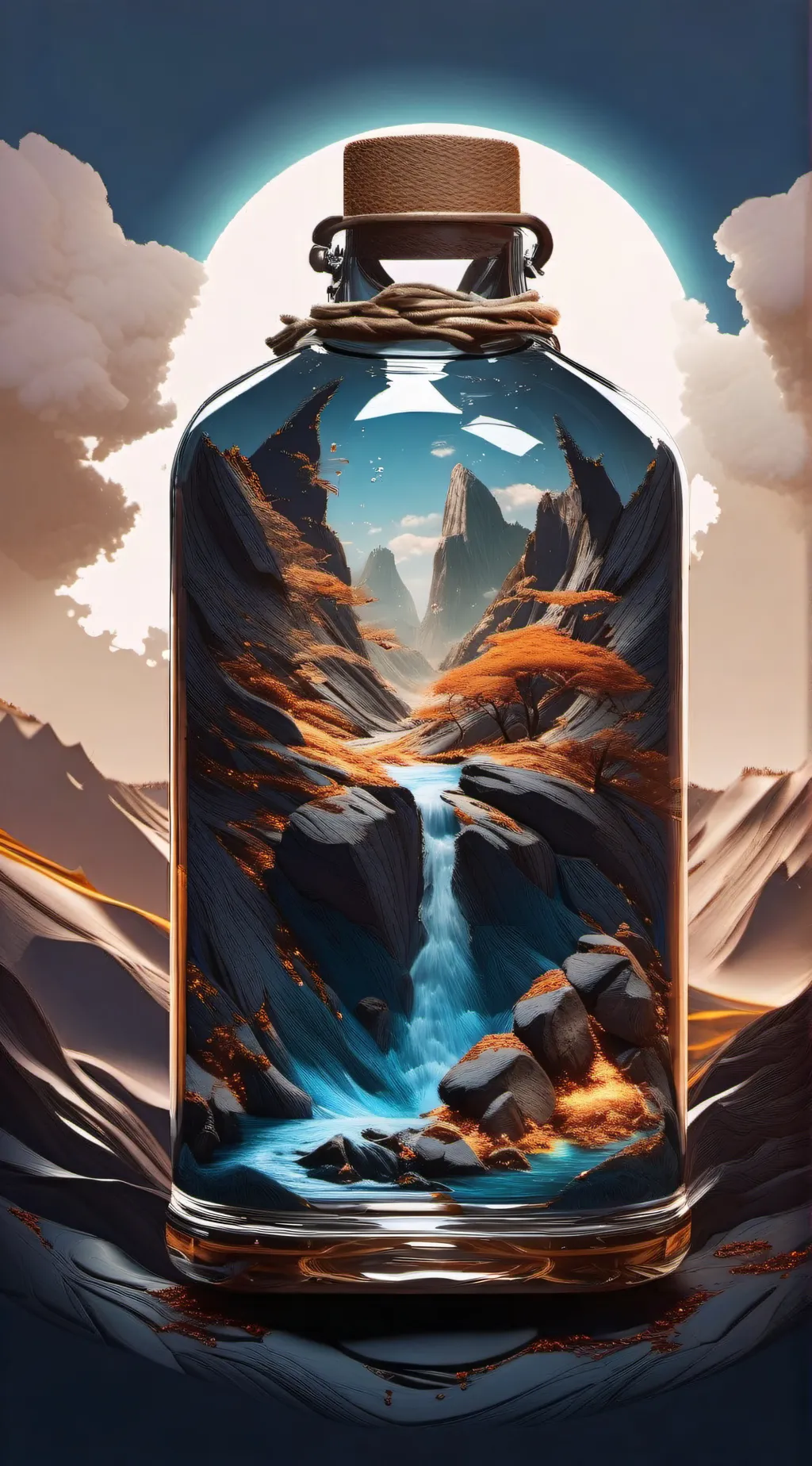 ai character: Still Water Meme background