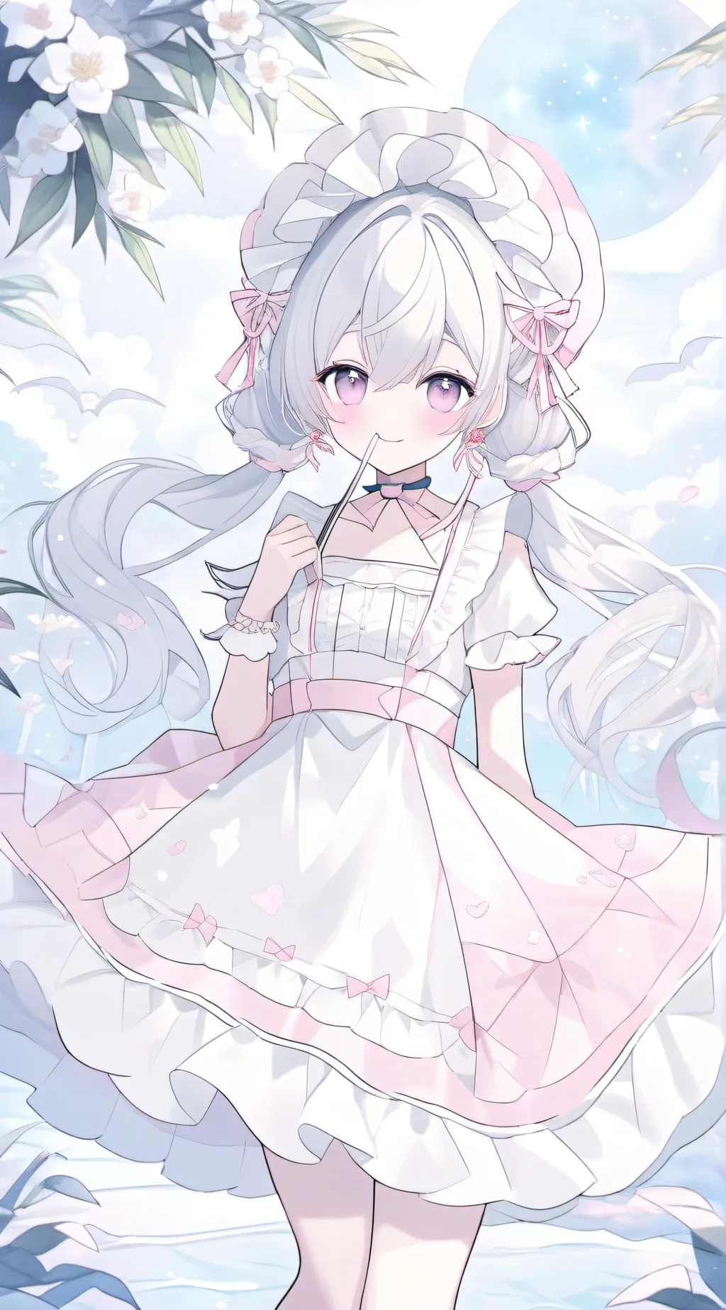 ai character: Vani is sick background