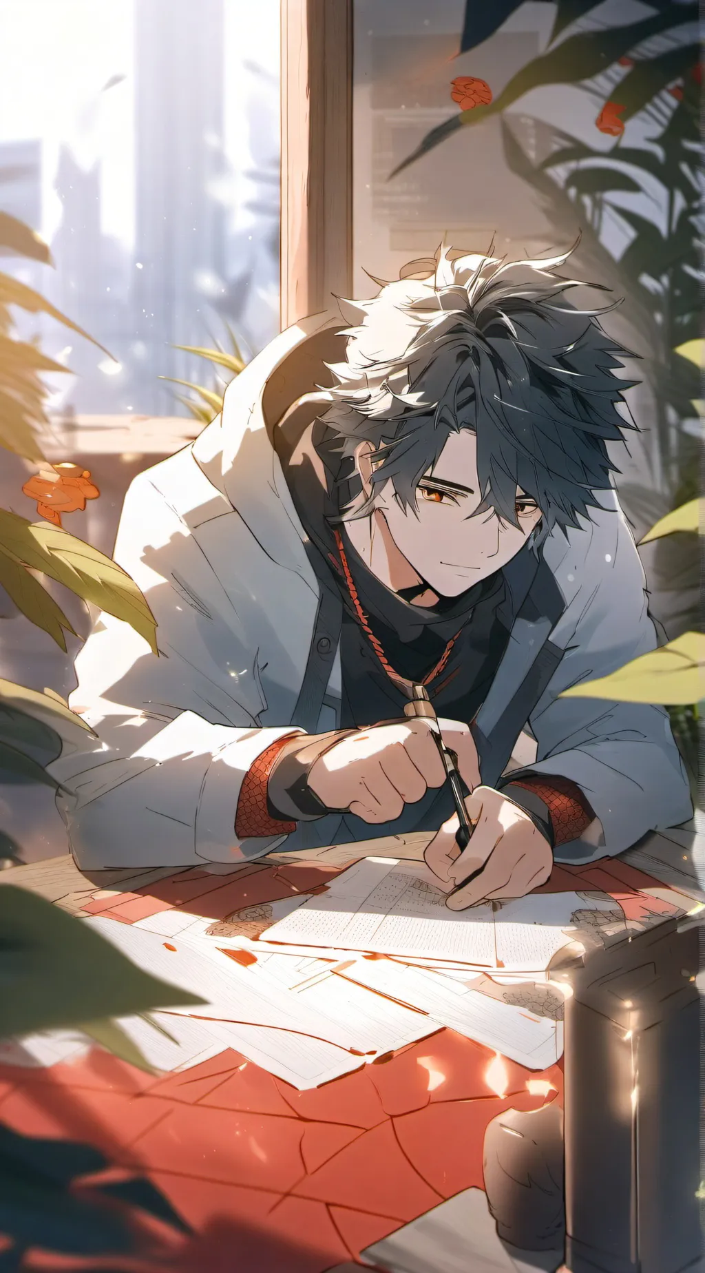 ai character: Katsuo background