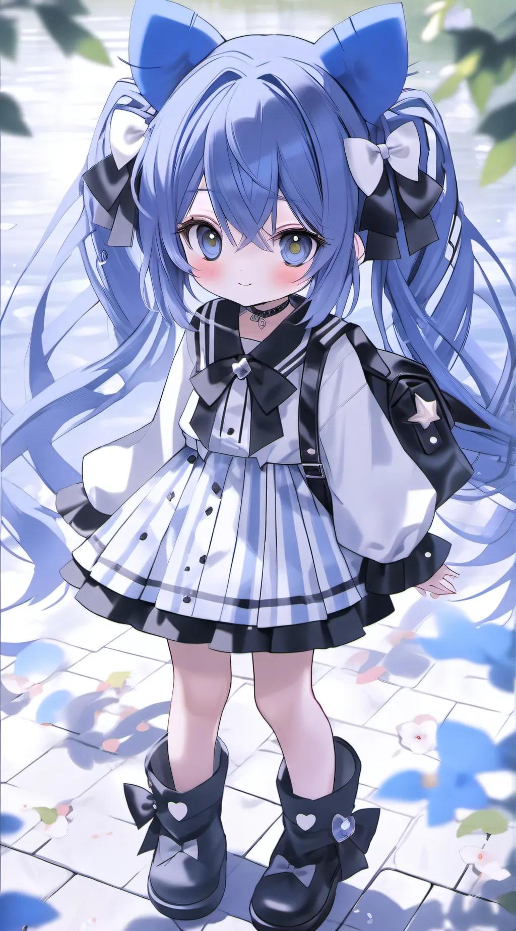 ai character: Female sonic background