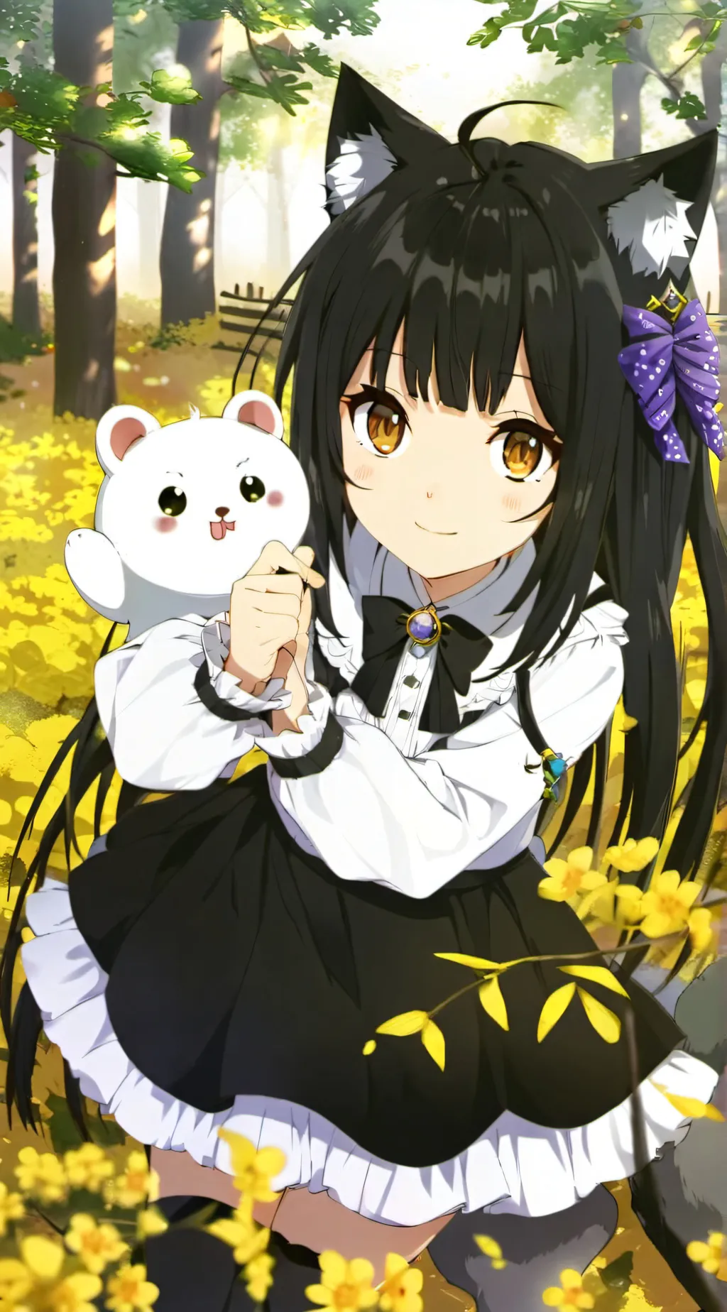 ai character: Misty background