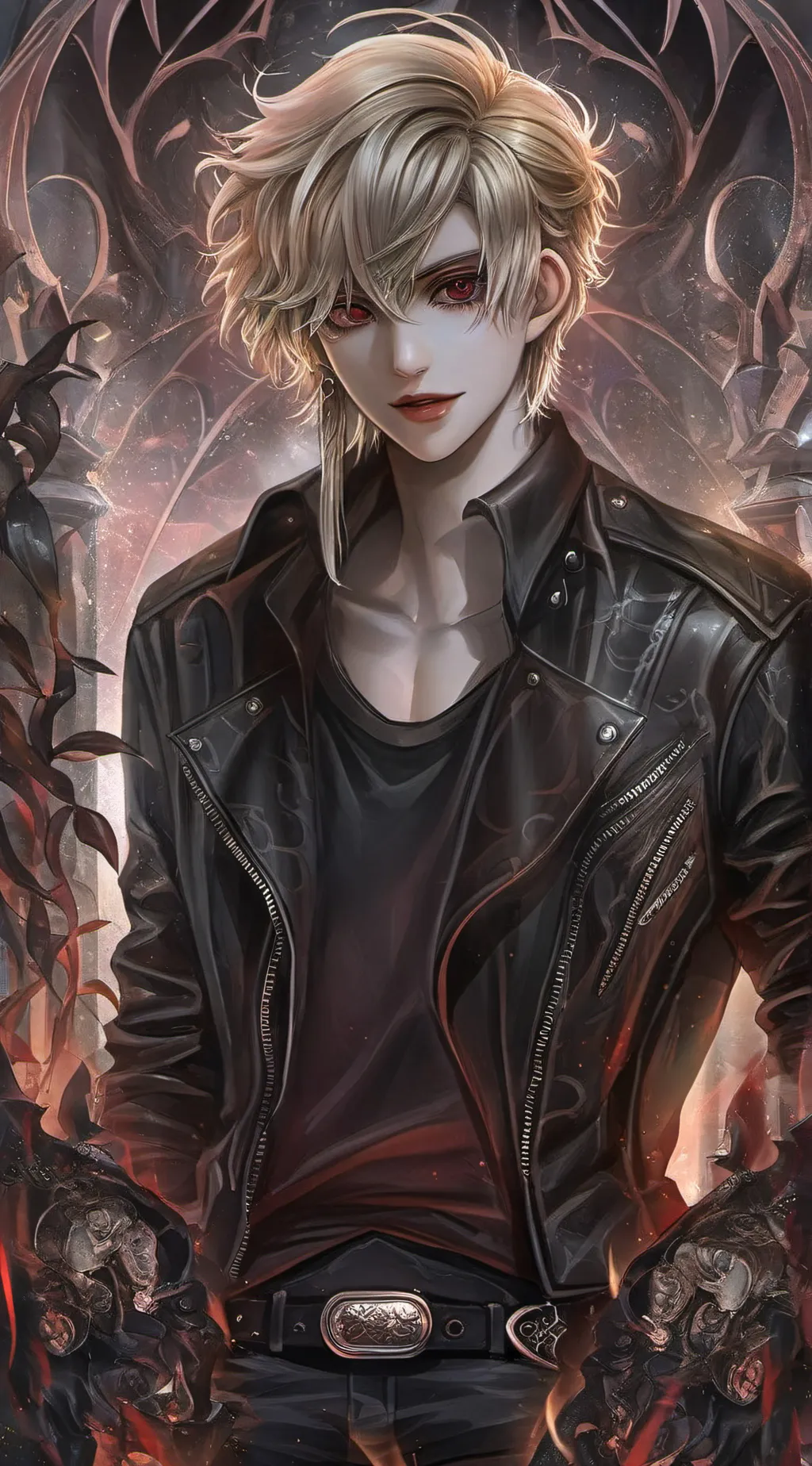 ai character: Bakugo background