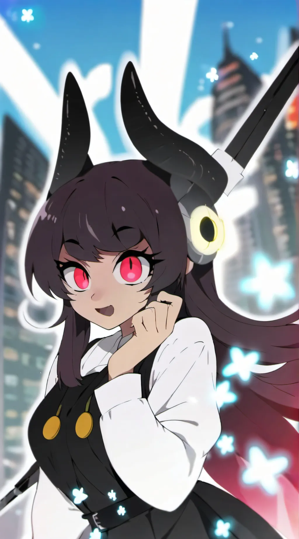 ai character: Vee background