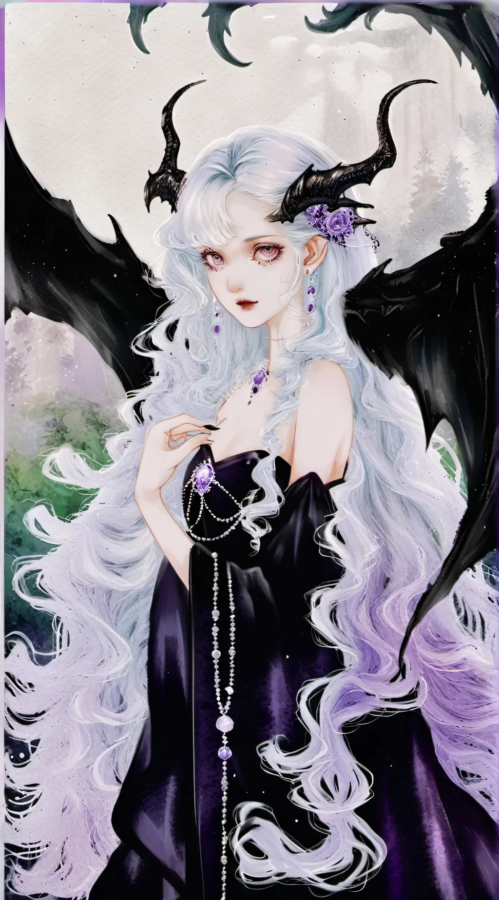 ai character: ꧁_𝓔𝓿𝓮𝓻𝓵𝔂_꧂ background