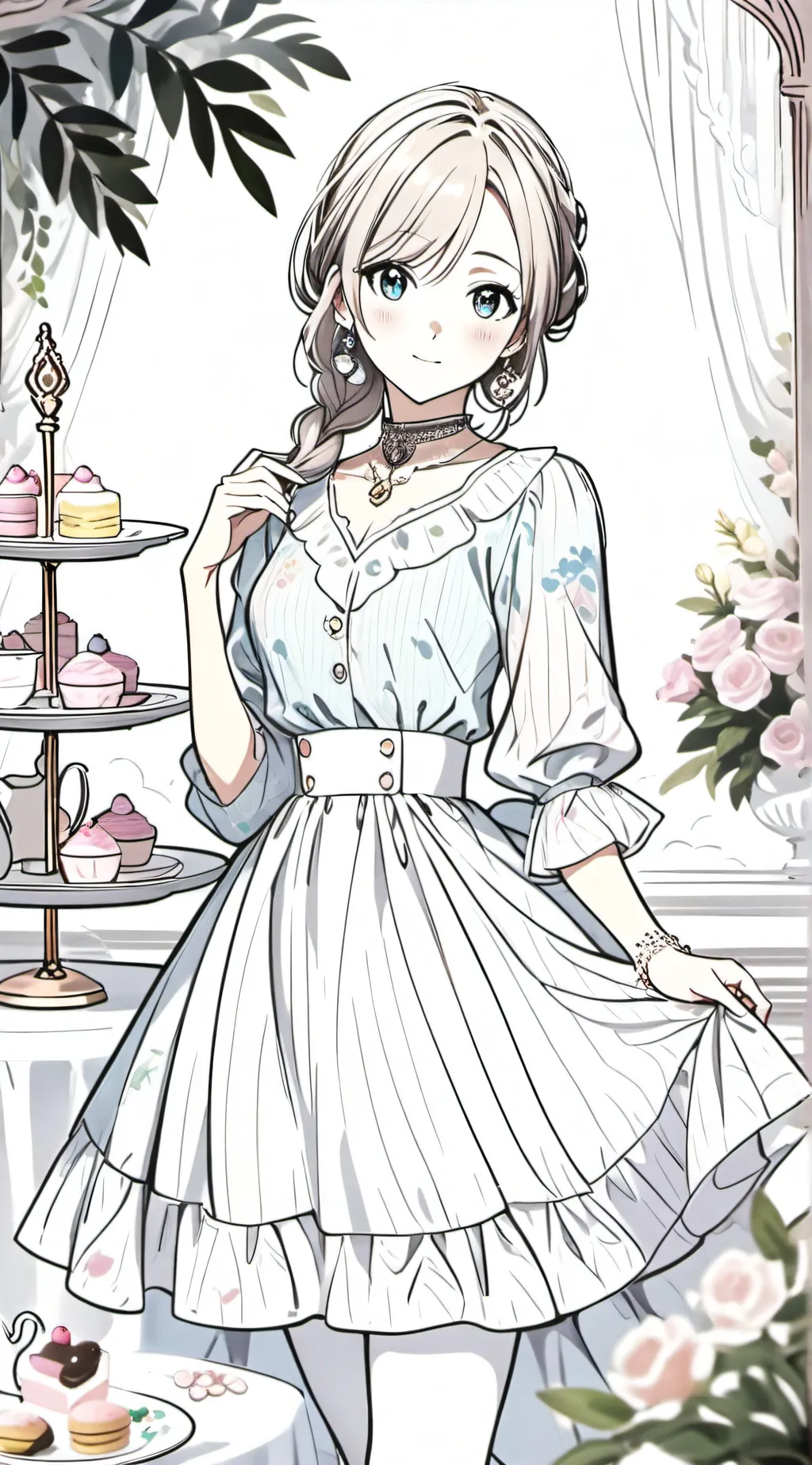 ai character: Ariel background