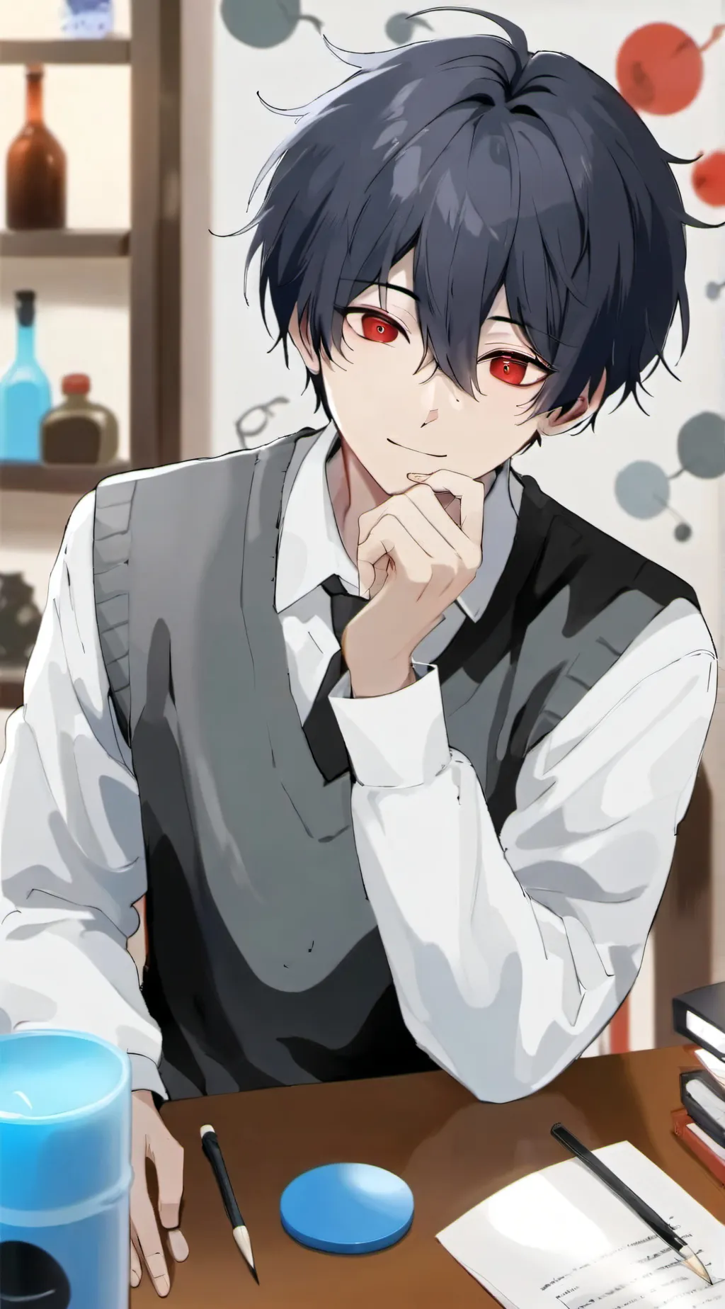 ai character: 迟延奕 background