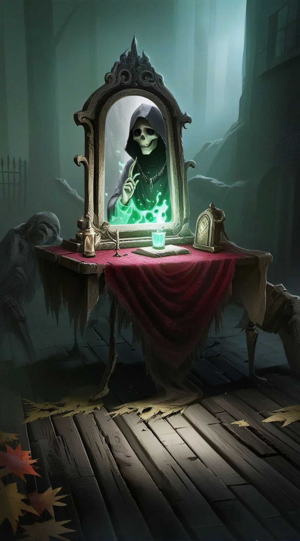 ai character: ghosts!!! background