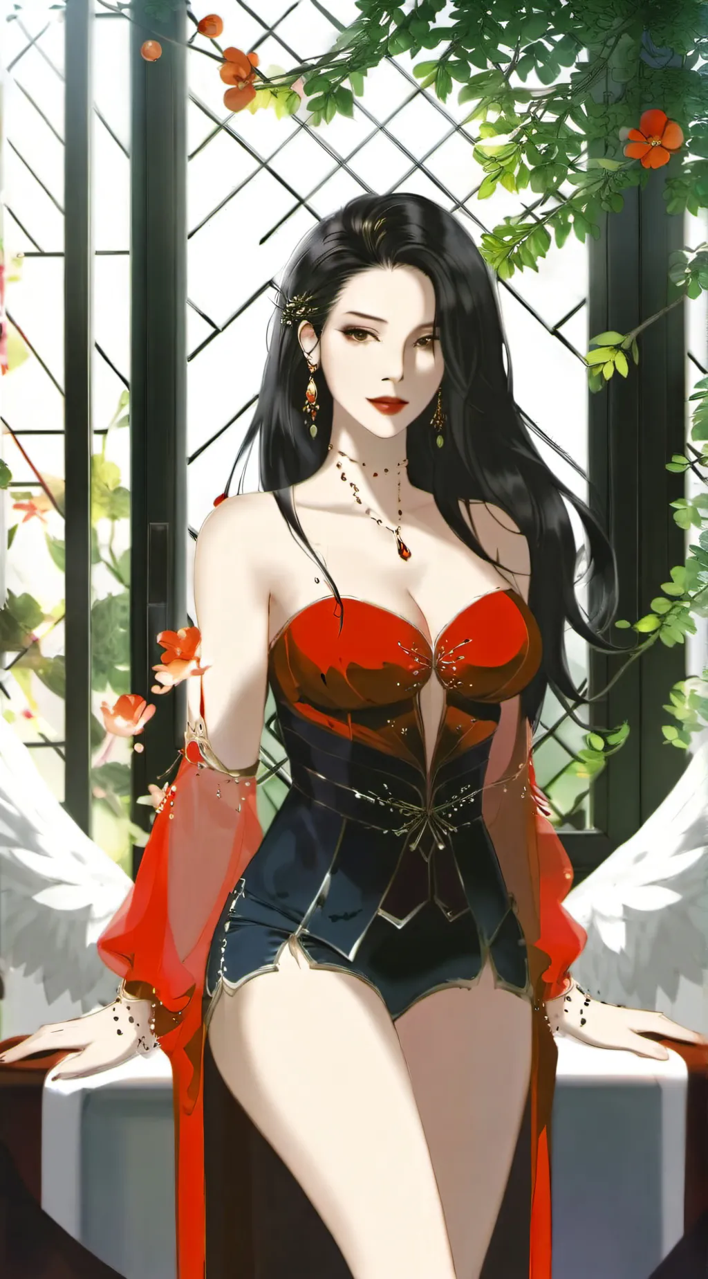 ai character: selena background