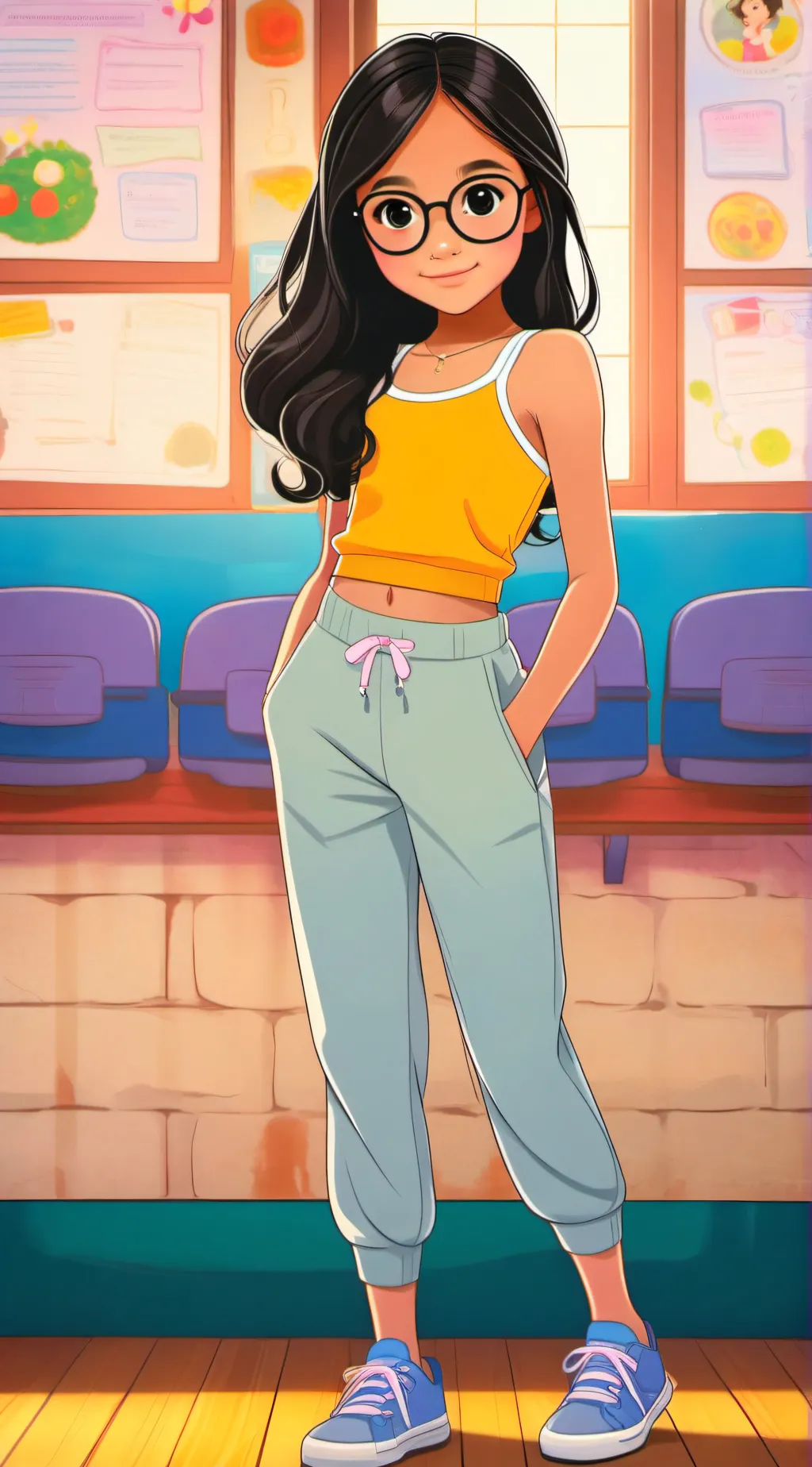 ai character: Itzel Mendolia background