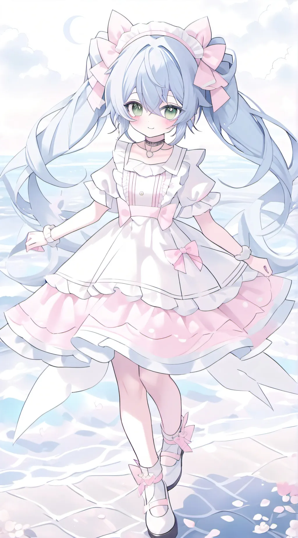 ai character: Female sonic background