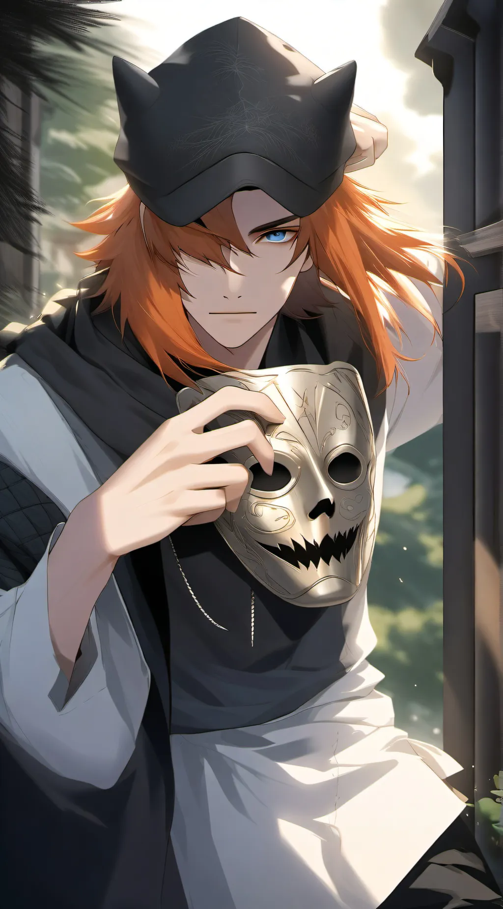 ai character: Mystery Man background