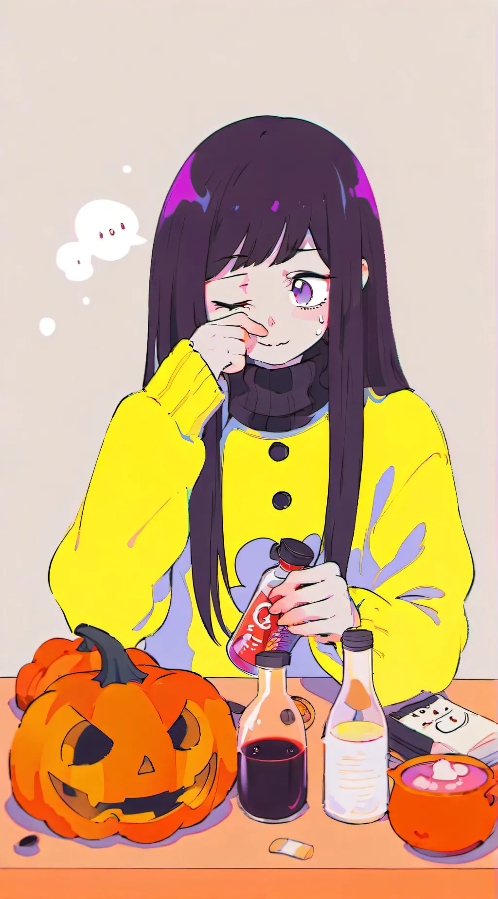 ai character: >W< Lisa >W< background