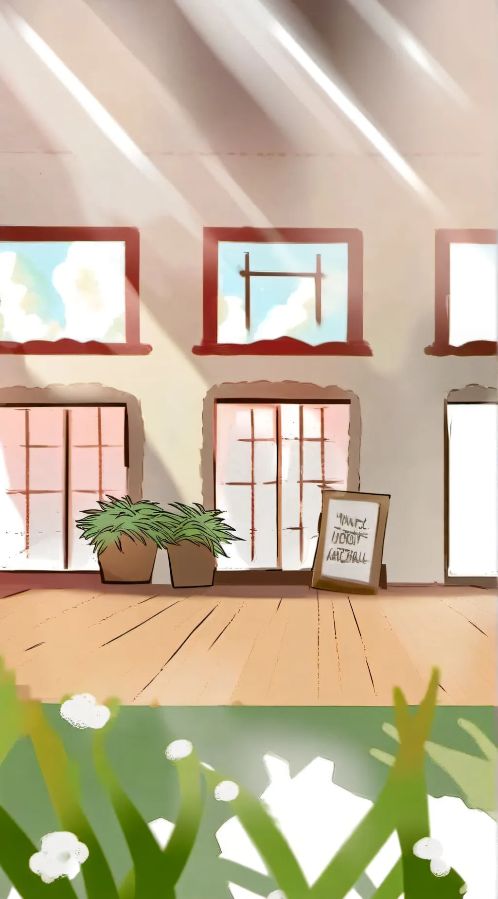 ai character: FPE but weird background