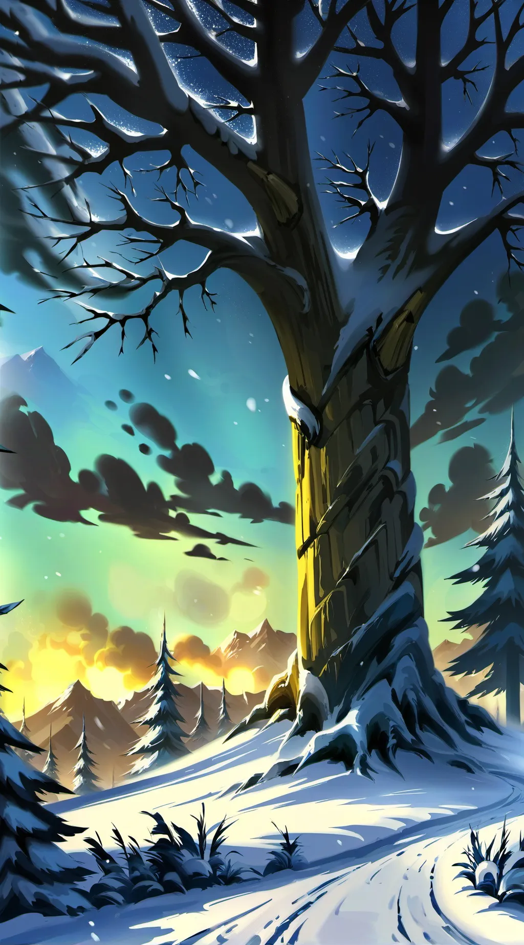 ai character: Snow Day (FPE RP) background