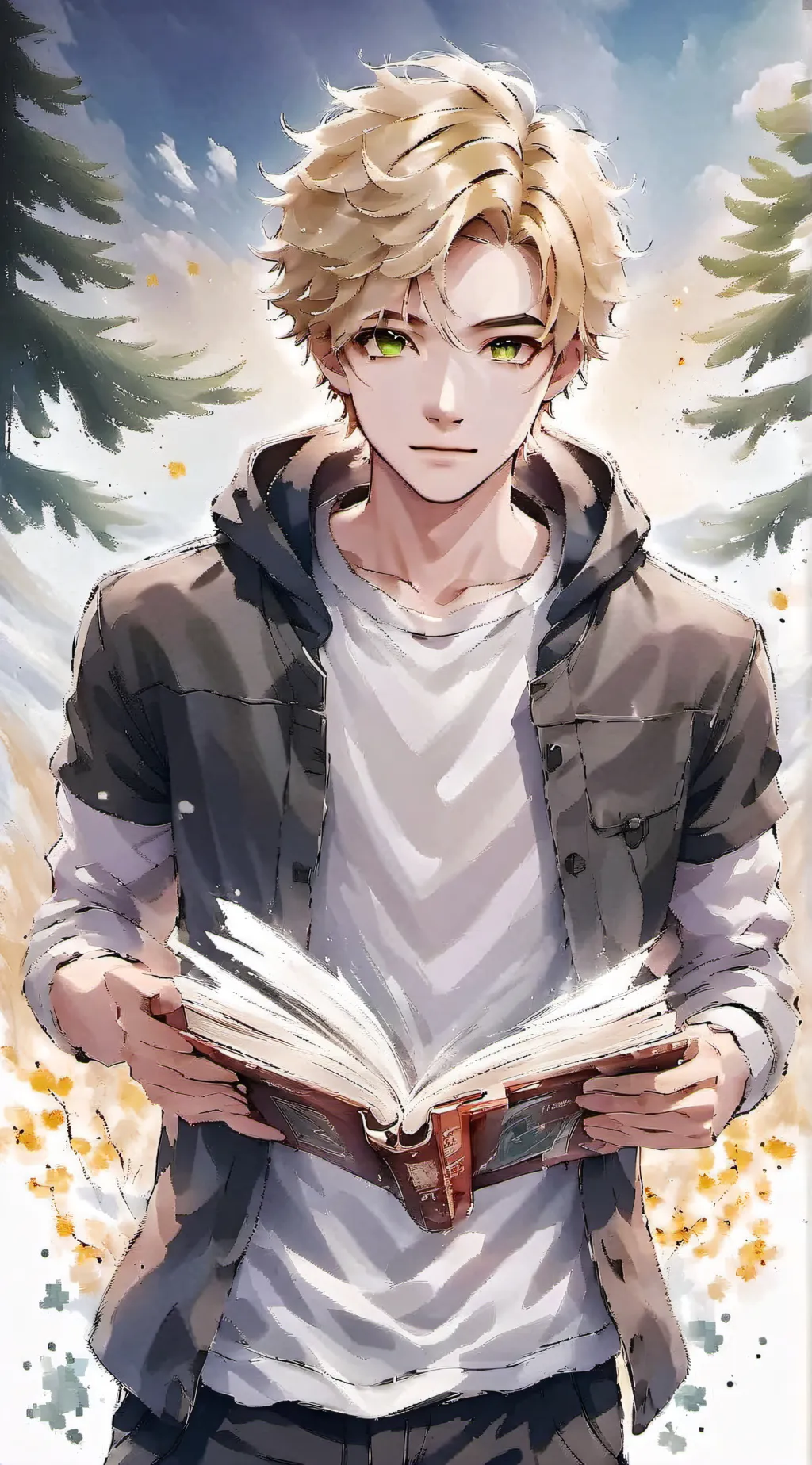 ai character: Adam  background