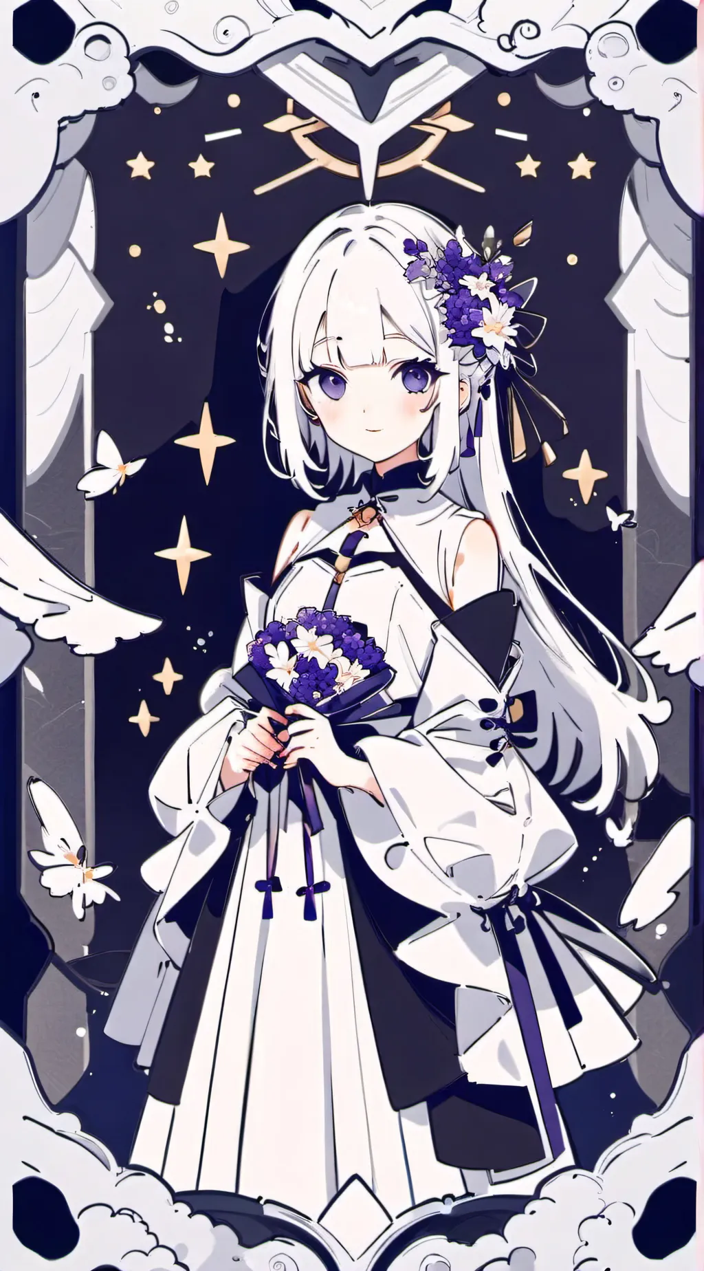 ai character: Camellia ￼ background