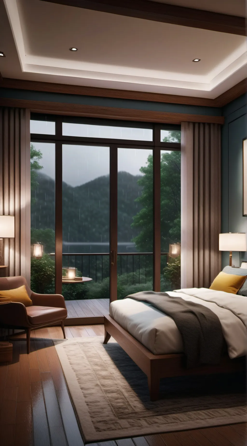 ai character: Person Next Door background