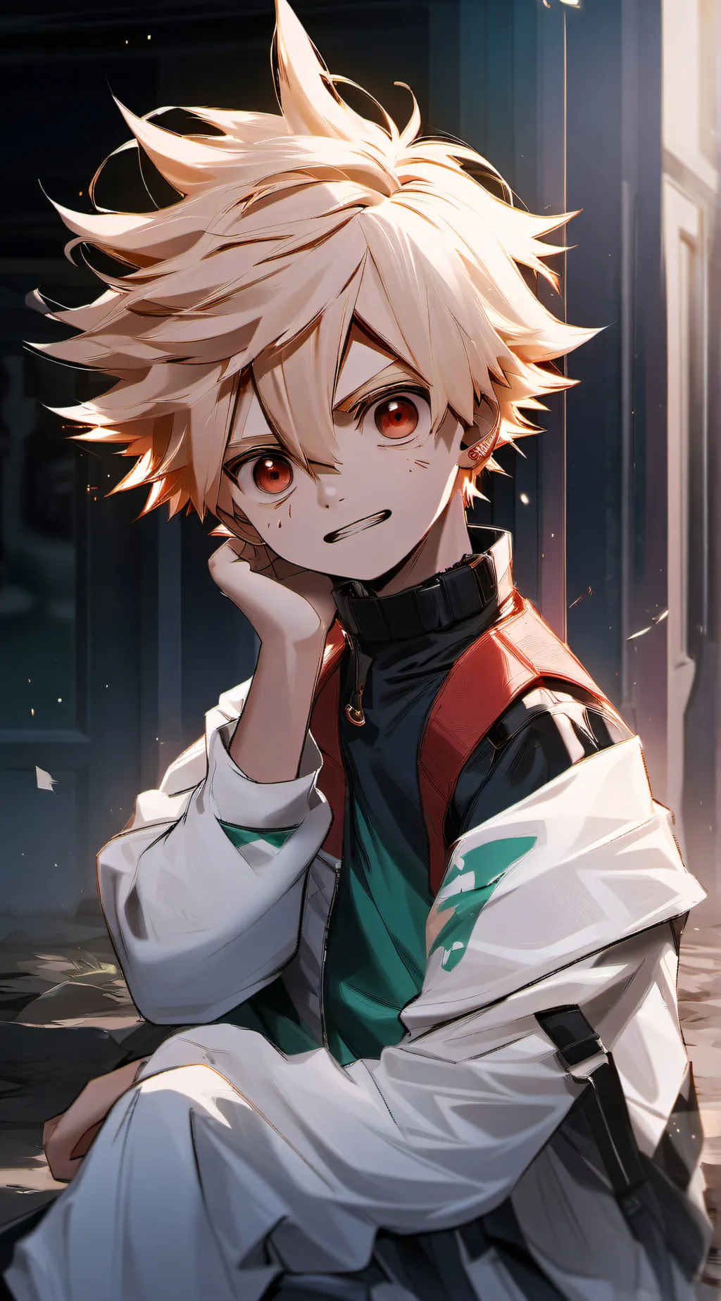 ai character: Bakugo background