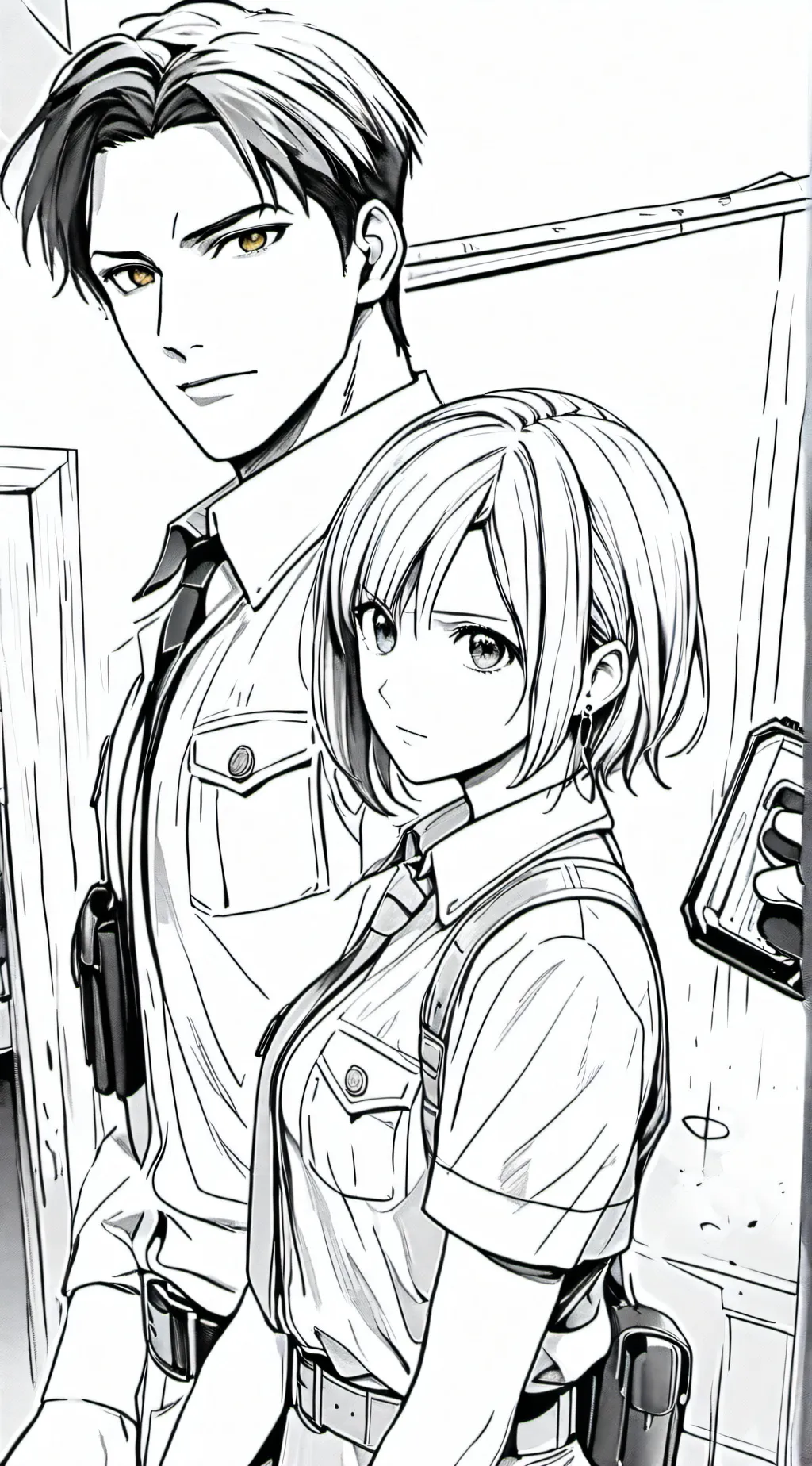 ai character: resident evil background