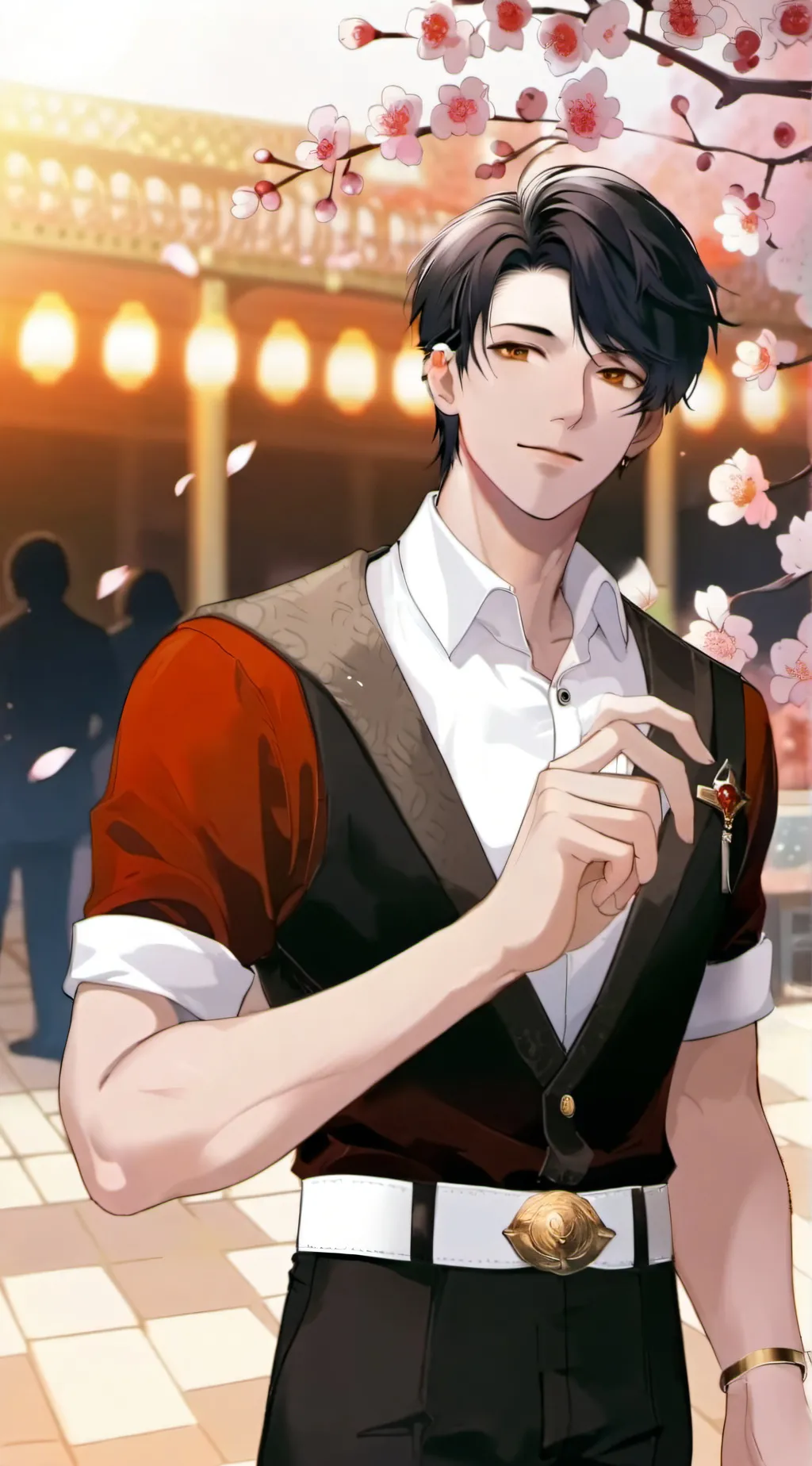 ai character: 少年 background