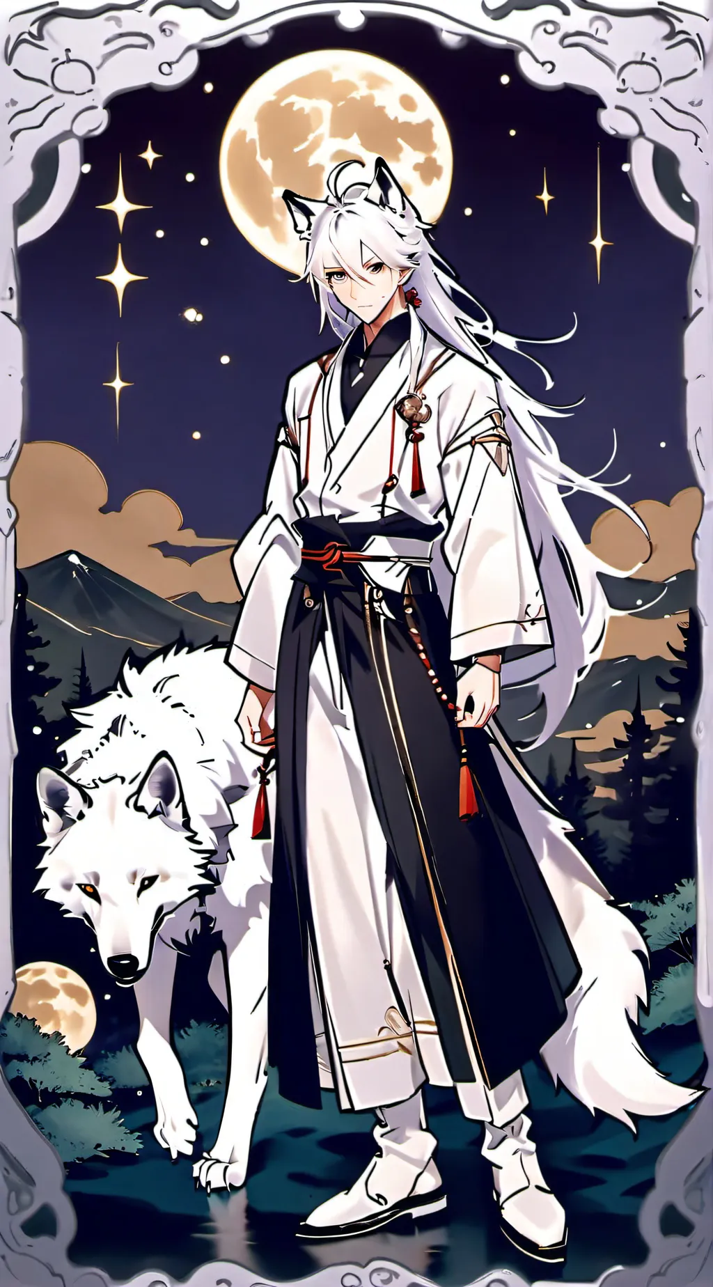 ai character: cherry/owner  background