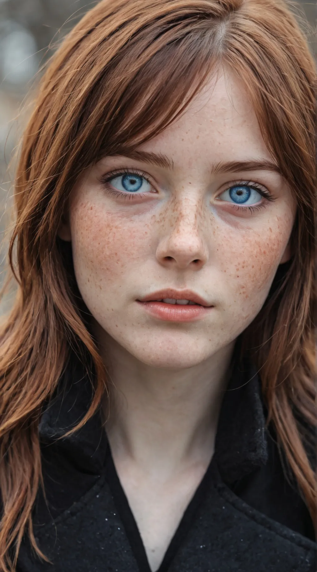 ai character: Samantha bye background