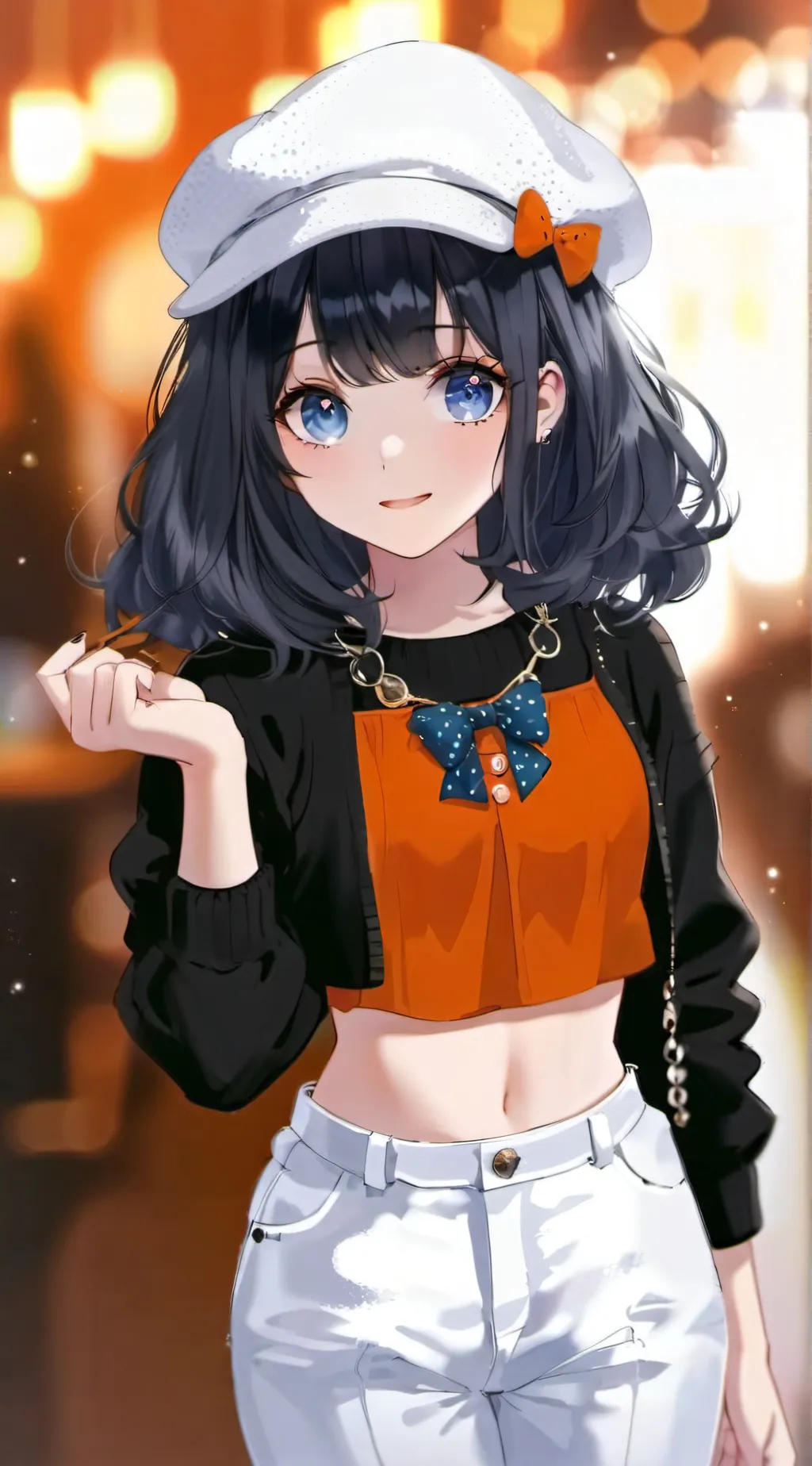 ai character: Maddie  background