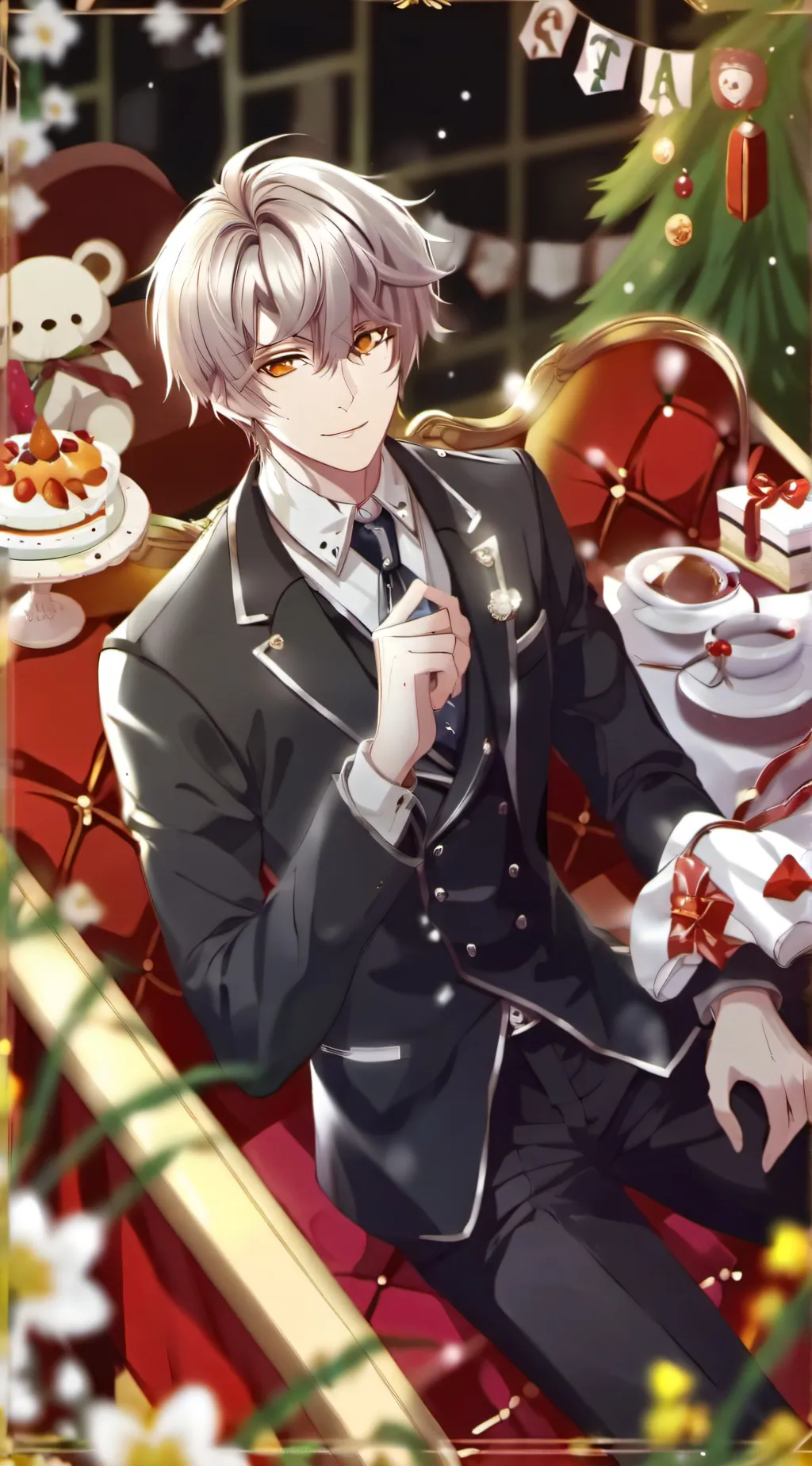 ai character: i guess your age. background