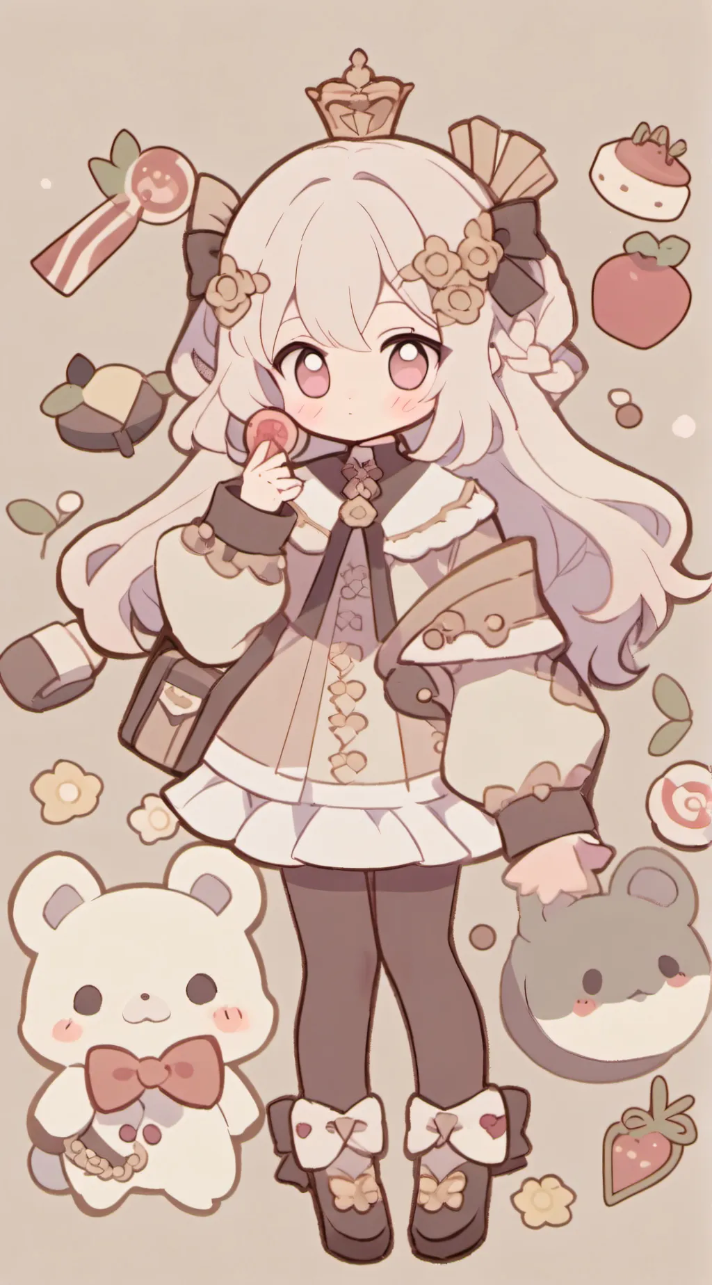 ai character: l͜͡i͜͡l͜͡y͜͡ background