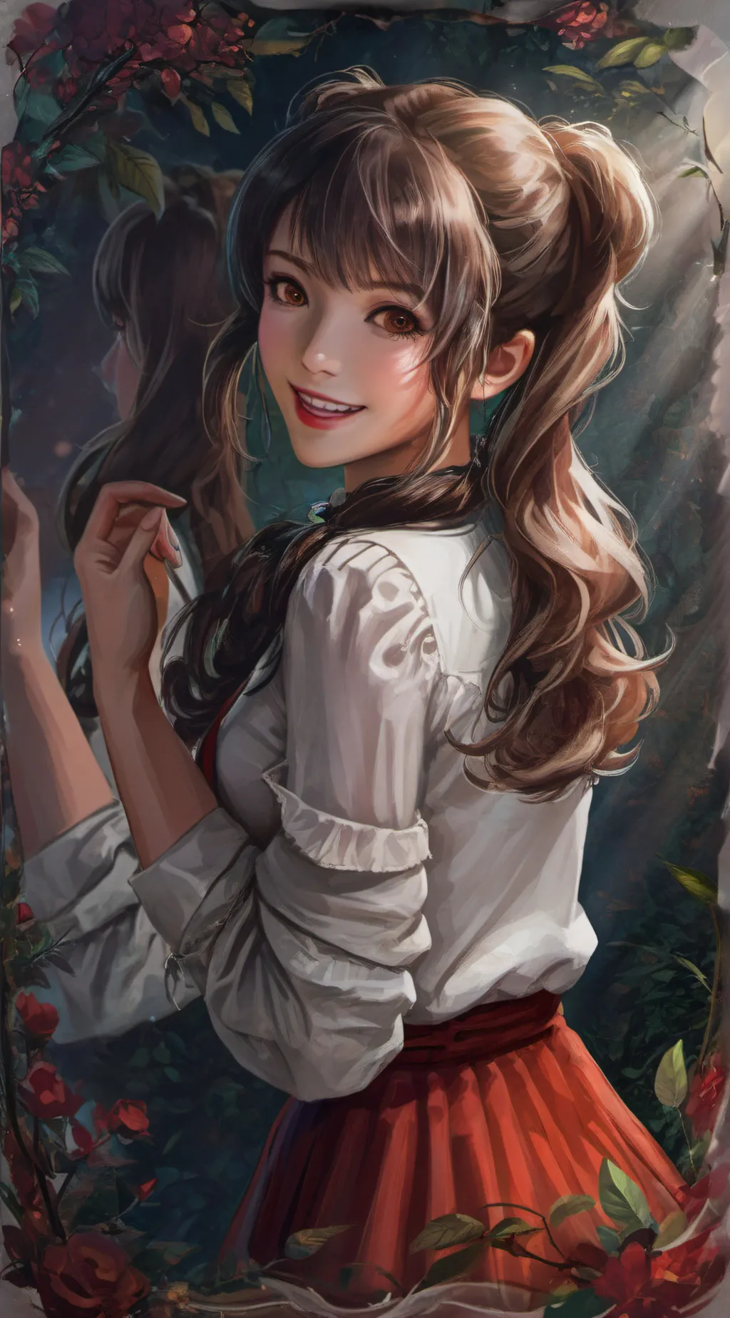 ai character: Secret background