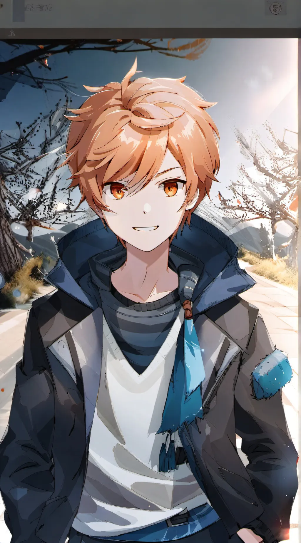 ai character: Tsukasa Tenma⭐⭐ background