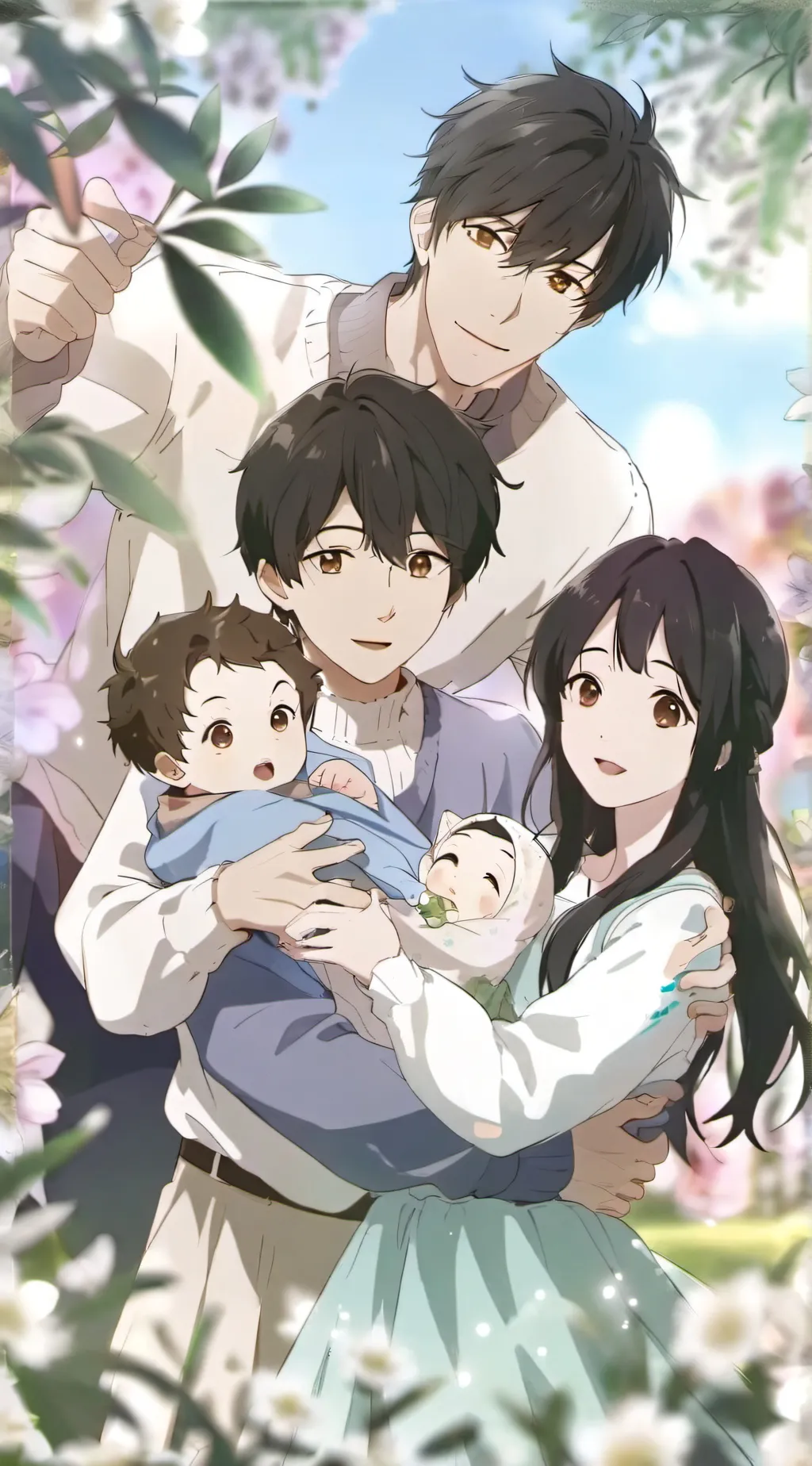 ai character: The Hunter Family background