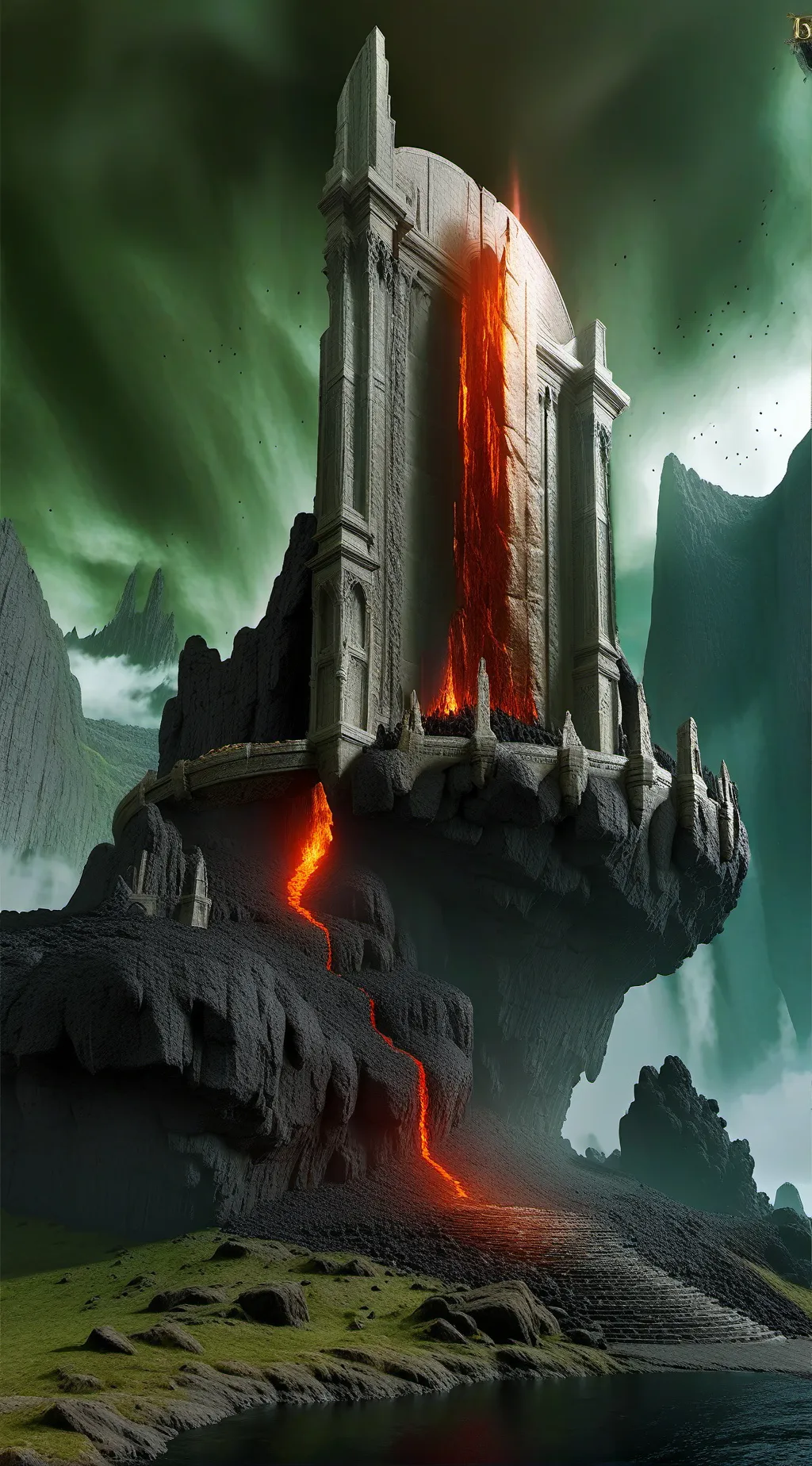 ai character: The underworld background