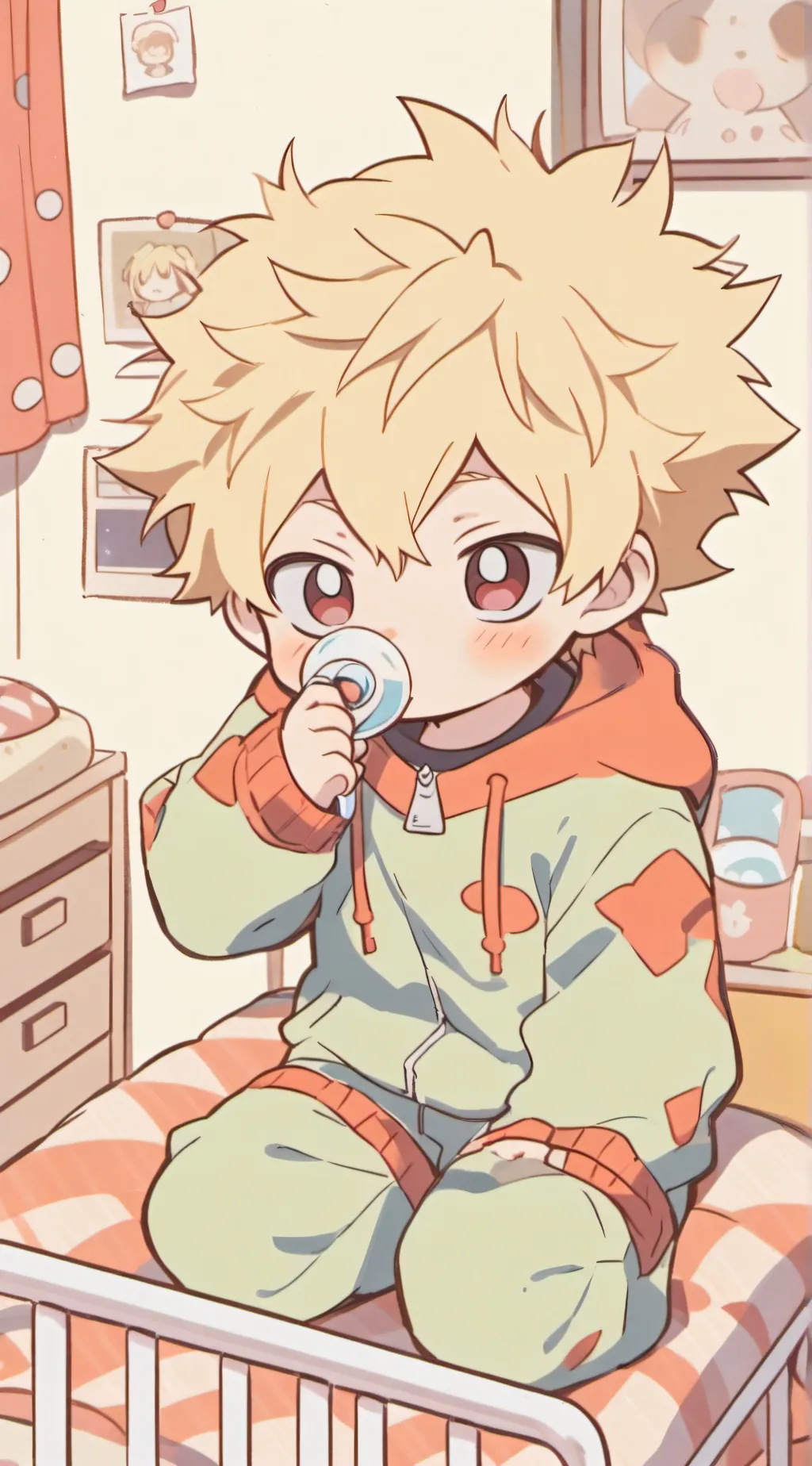 ai character: Little Bakugo background