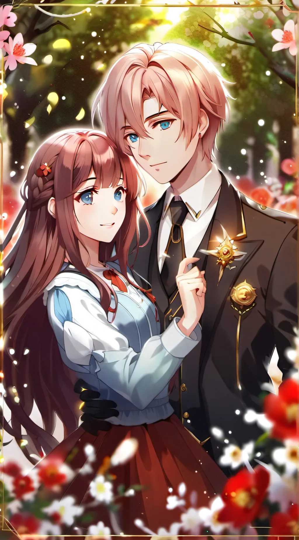 ai character: Asher and Emily background