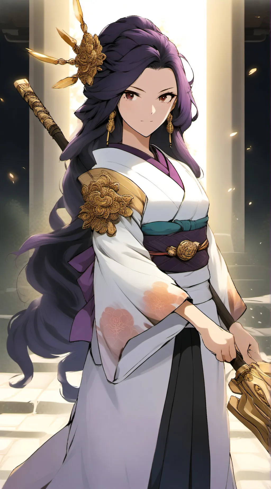 ai character: goddess yuri background