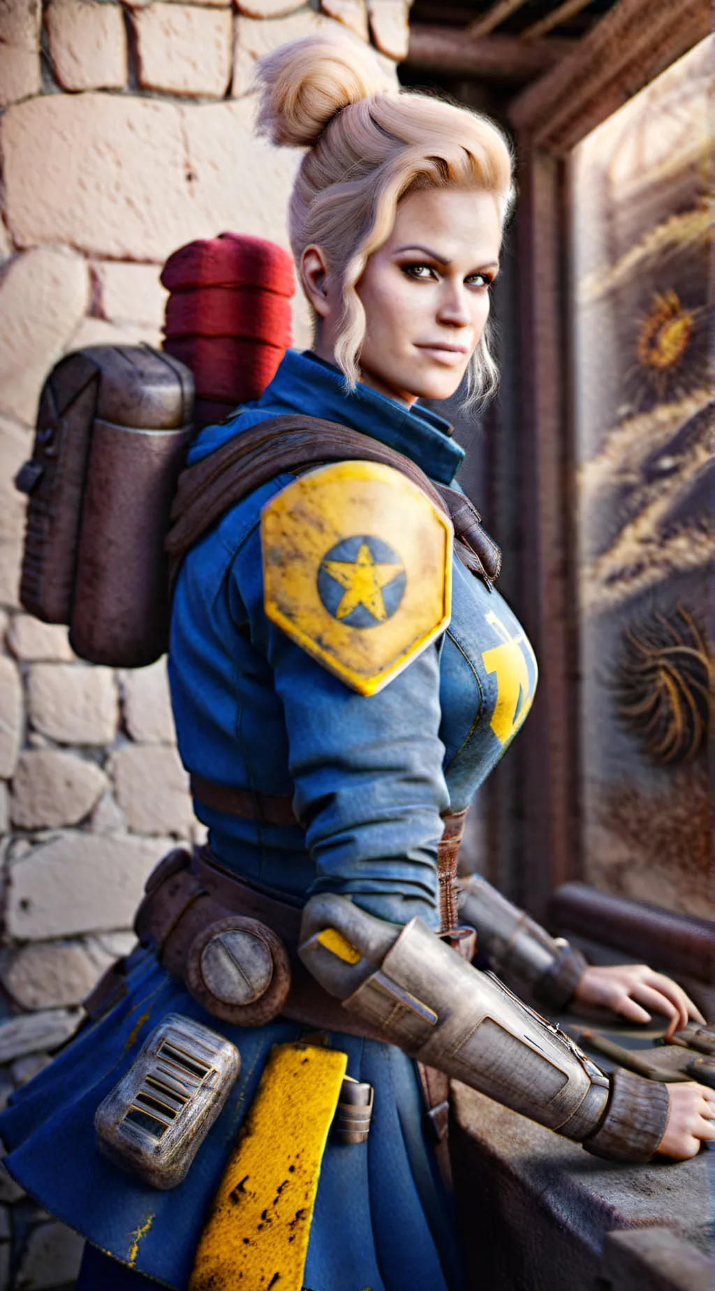 ai character: Vault dweller background