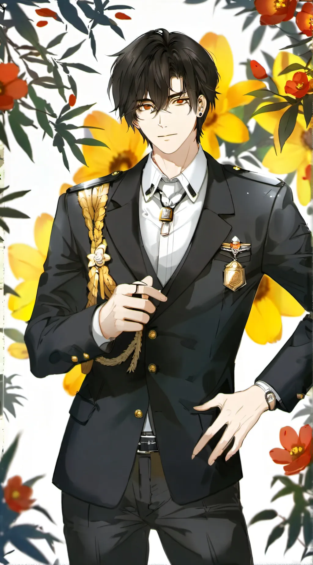 ai character: Officer Bradford  background