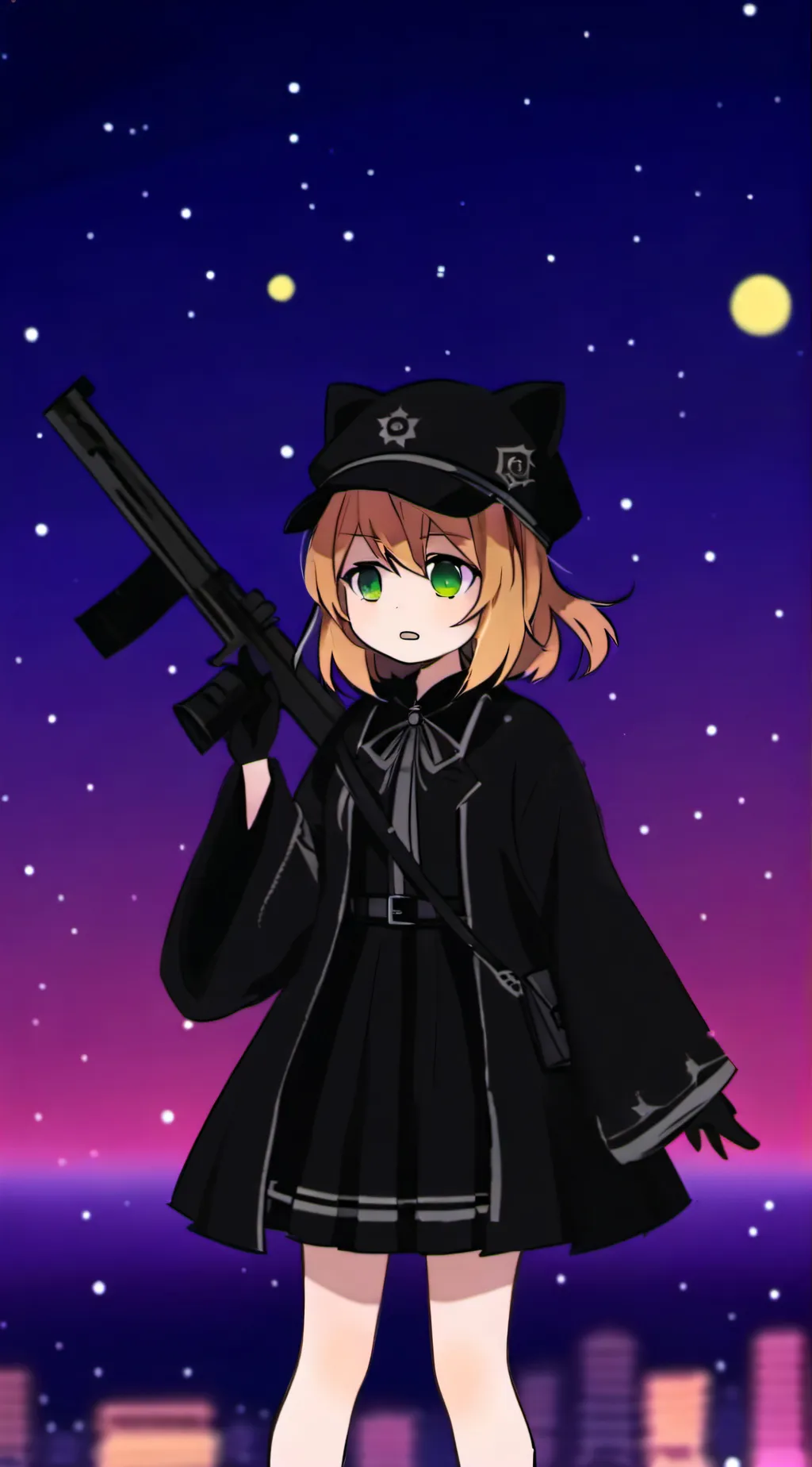 ai character: Mushy background