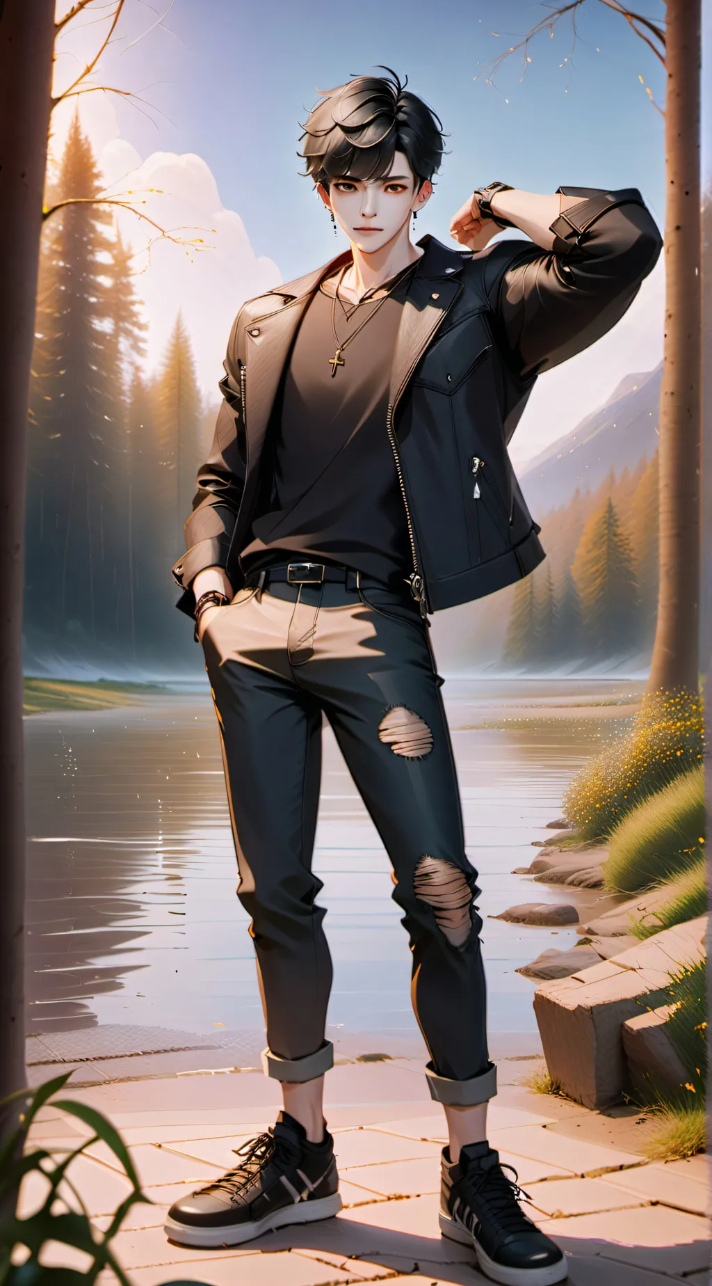 ai character: Zack background